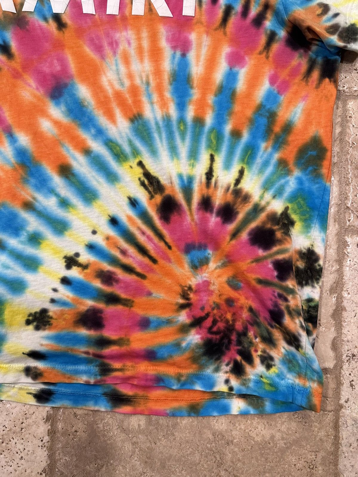 Amiri Amiri Tie-Dye Logo Multicolor Short Sleeve T-Shirt Size US M / EU 48-50 / 2 - 4 Thumbnail