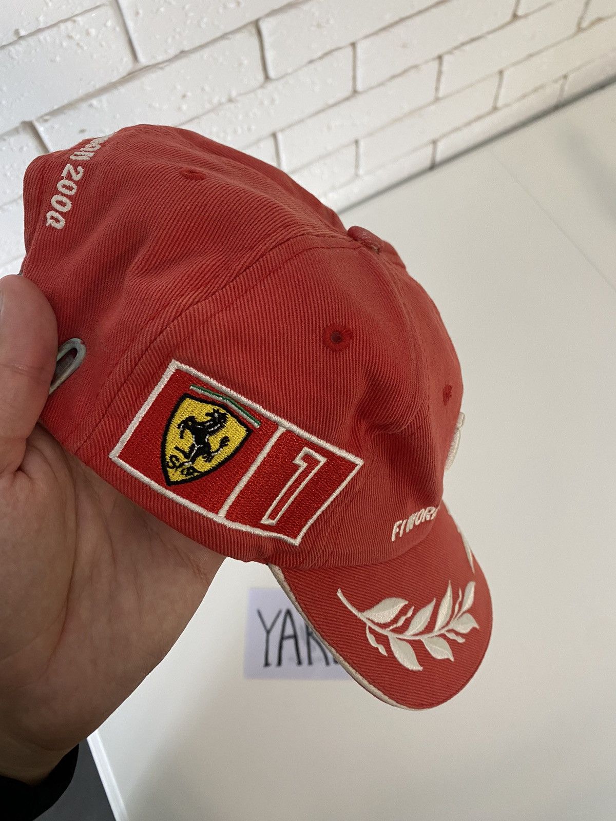 Vintage Ferrari F1 world champion 2000 vintage cap hat Size ONE SIZE - 4 Thumbnail