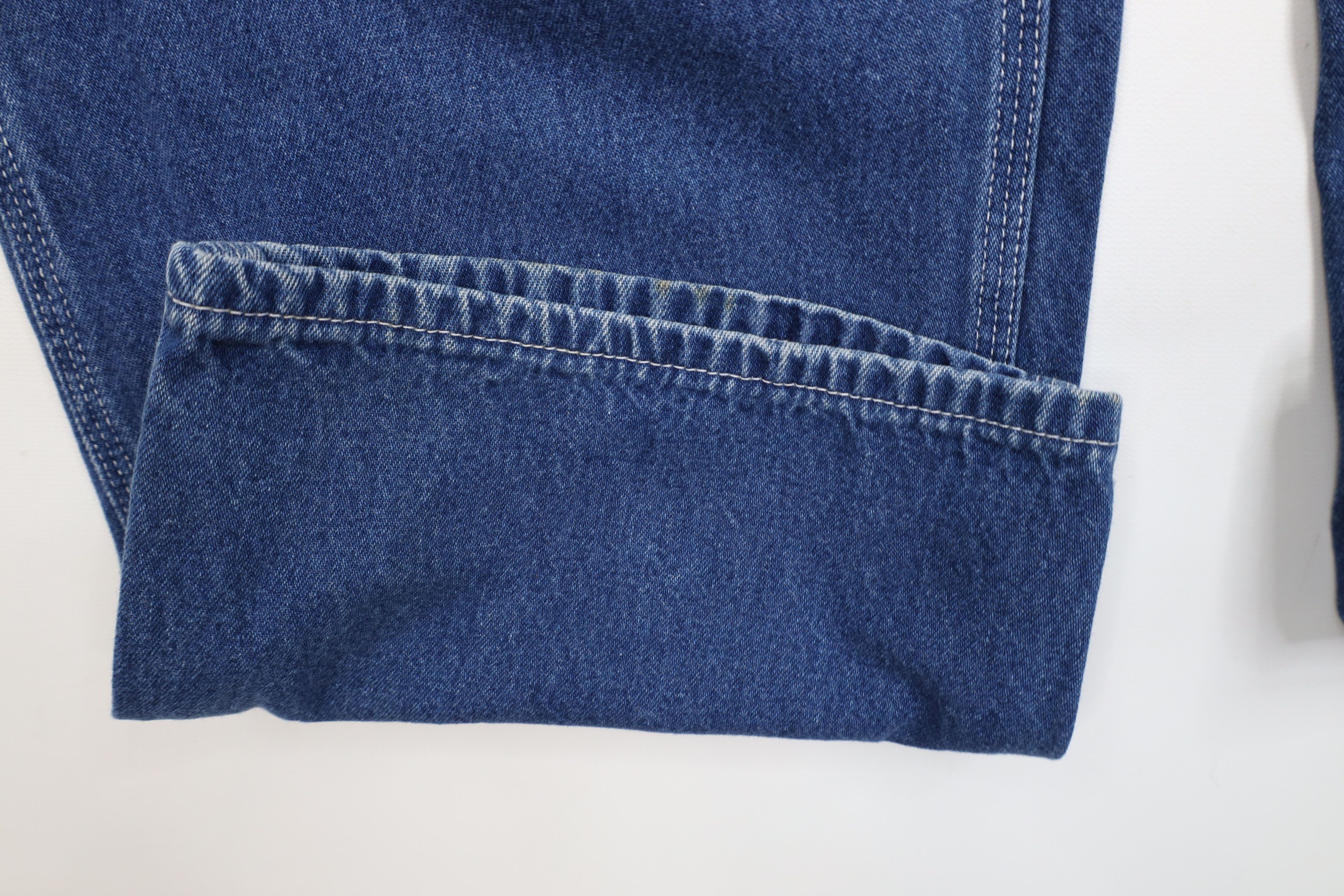 Carhartt Vintage Y2K 2000 Carhartt Spell Out Dungaree Wide Leg Jeans Size US 36 / EU 52 - 5 Thumbnail