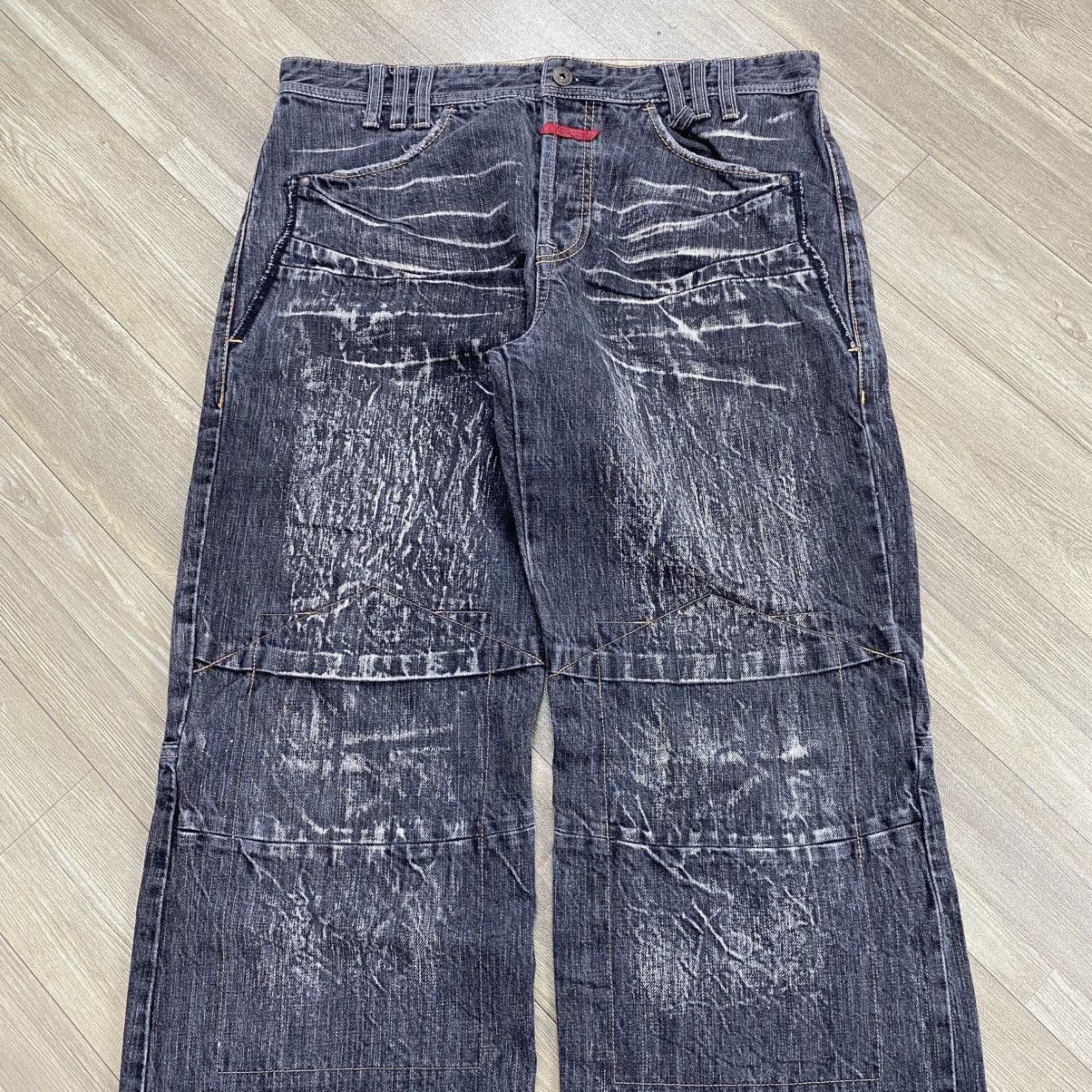 Marithe + Francois Girbaud 90s Marithe Francois Girbaud Y2K Lgb Punk Style Baggy Jeans Size US 38 / EU 54 - 2 Thumbnail