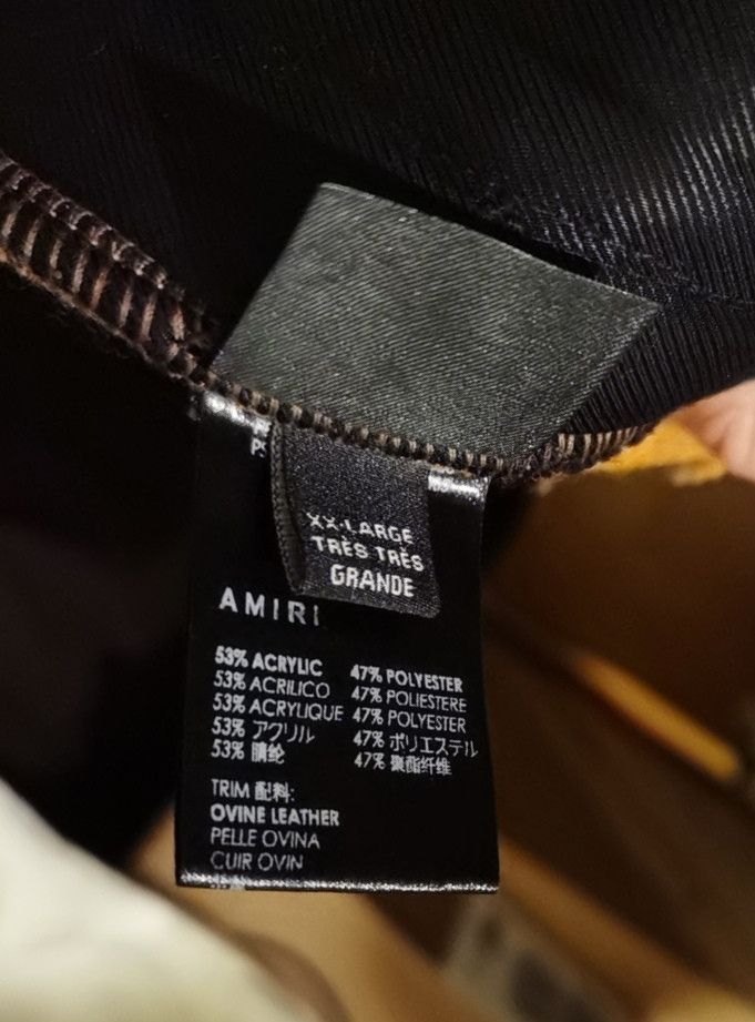 Amiri AMIRI tie-dye faux-shearling trousers Size XXL Size US 38 / EU 54 - 4 Thumbnail
