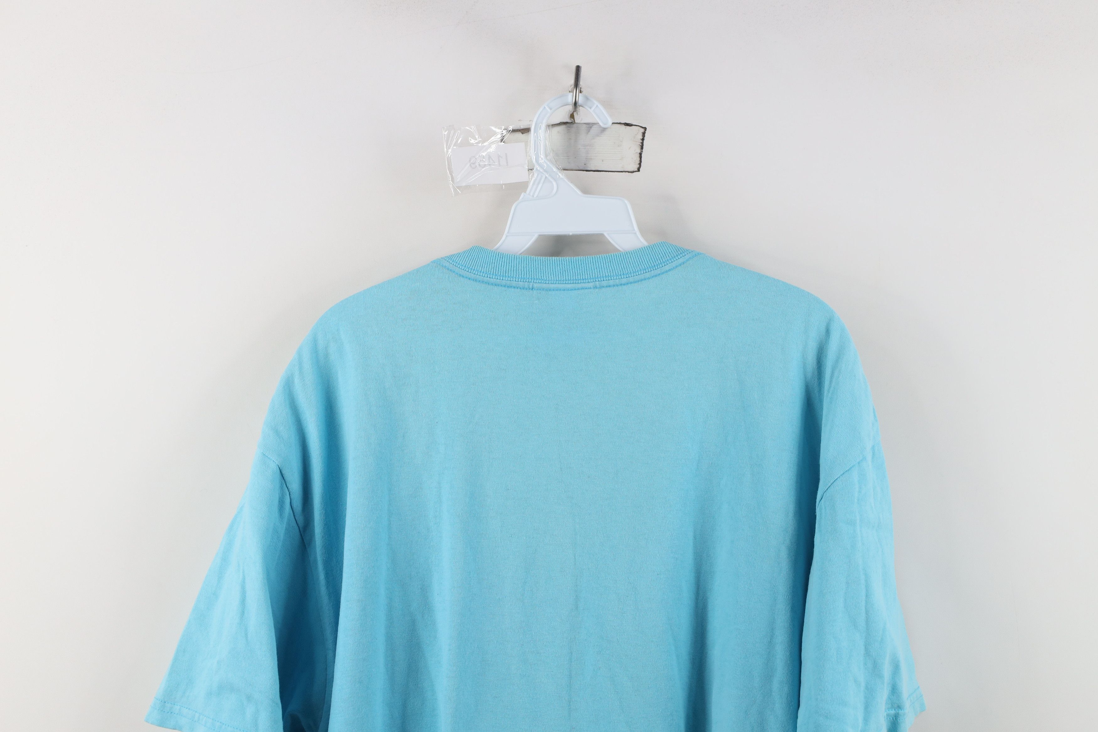 Nike Vintage Y2K Nike Travis Scott Big Swoosh T-Shirt Blue Size US L / EU 52-54 / 3 - 12 Thumbnail