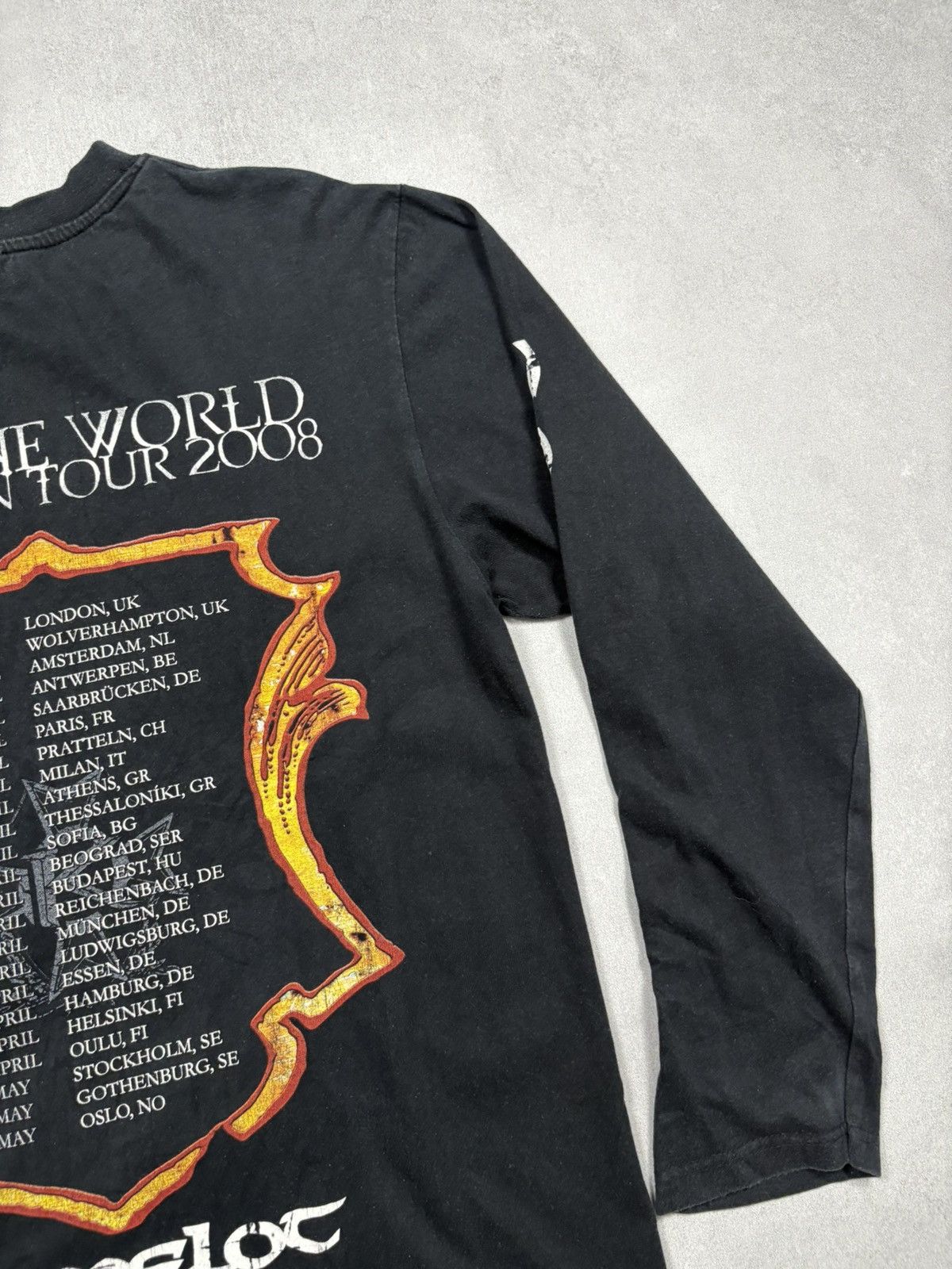 Band Tees Vintage Kamelot Rule The World Europe Tour 2008 Longsleeve Size US L / EU 52-54 / 3 - 15 Thumbnail