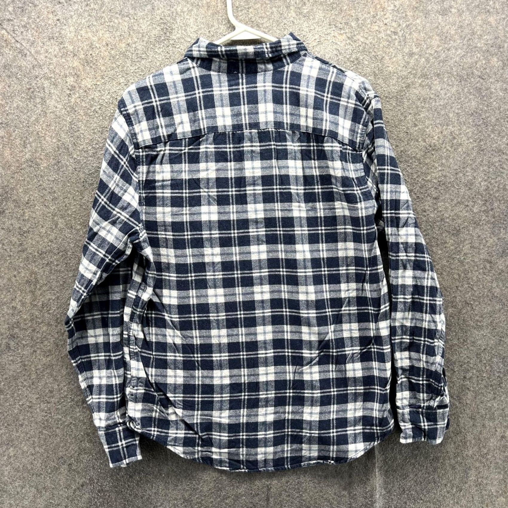 Abercrombie & Fitch Abercrombie & Fitch Shirt Mens M Blue Plaid Flannel Long Sleeve Button-Up Casual Vintage No Size US M / EU 48-50 / 2 - 2 Thumbnail