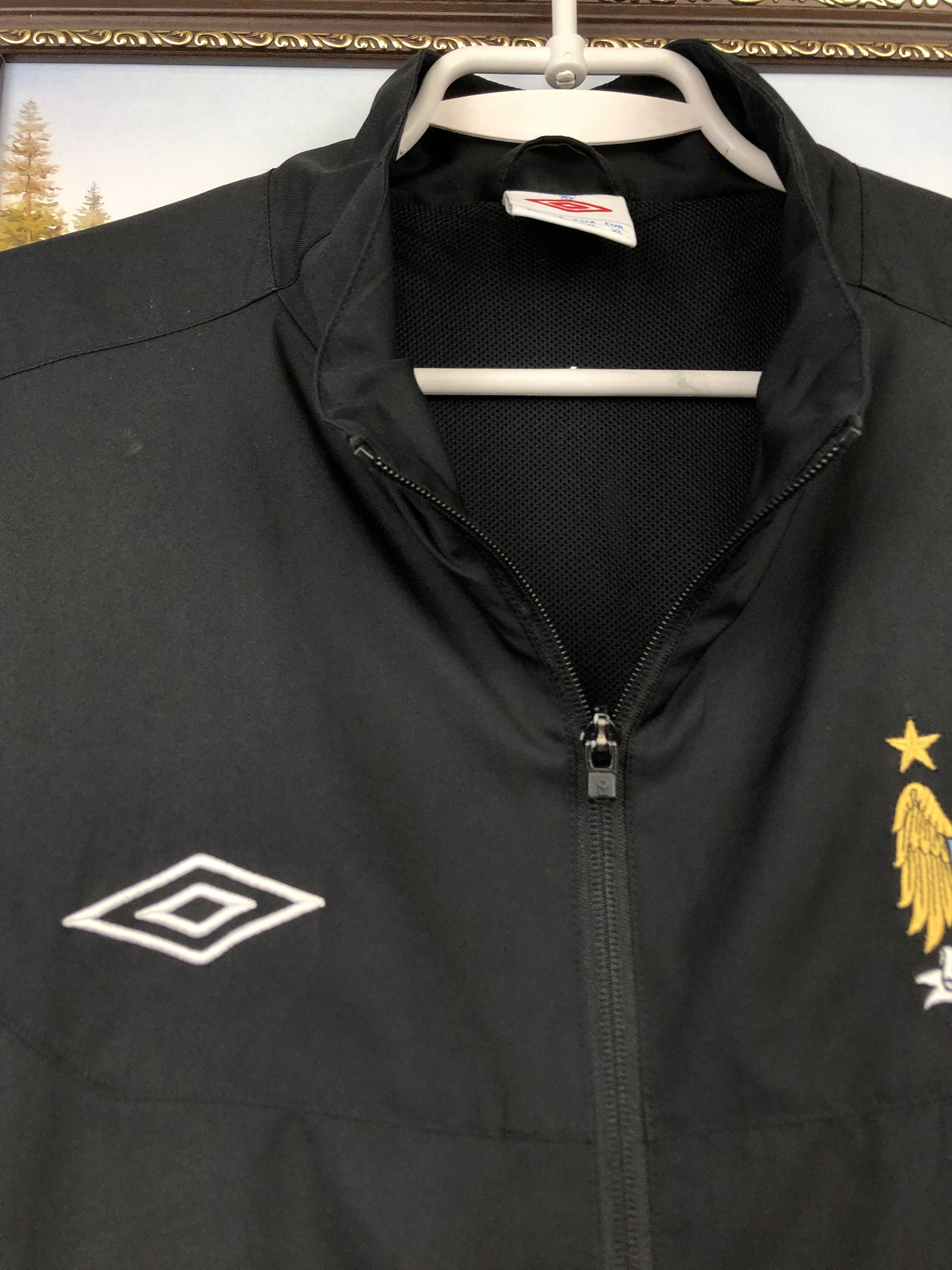 Vintage Vintage Umbro Manchester City Football Jacket Soccer Track Size US XL / EU 56 / 4 - 4 Thumbnail