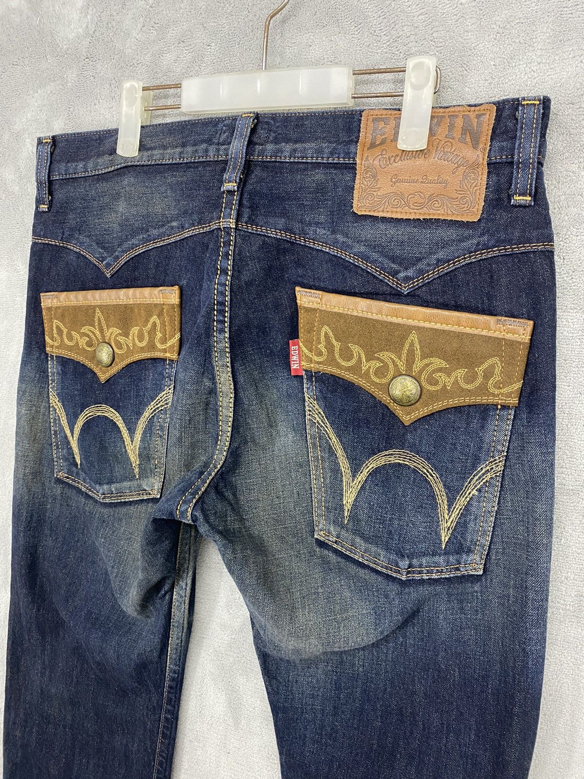 Hysteric Glamour × Japanese Brand × Vintage Vintage Edwin Exclusive Rare Flare Jeans Size US 34 / EU 50 - 6 Thumbnail