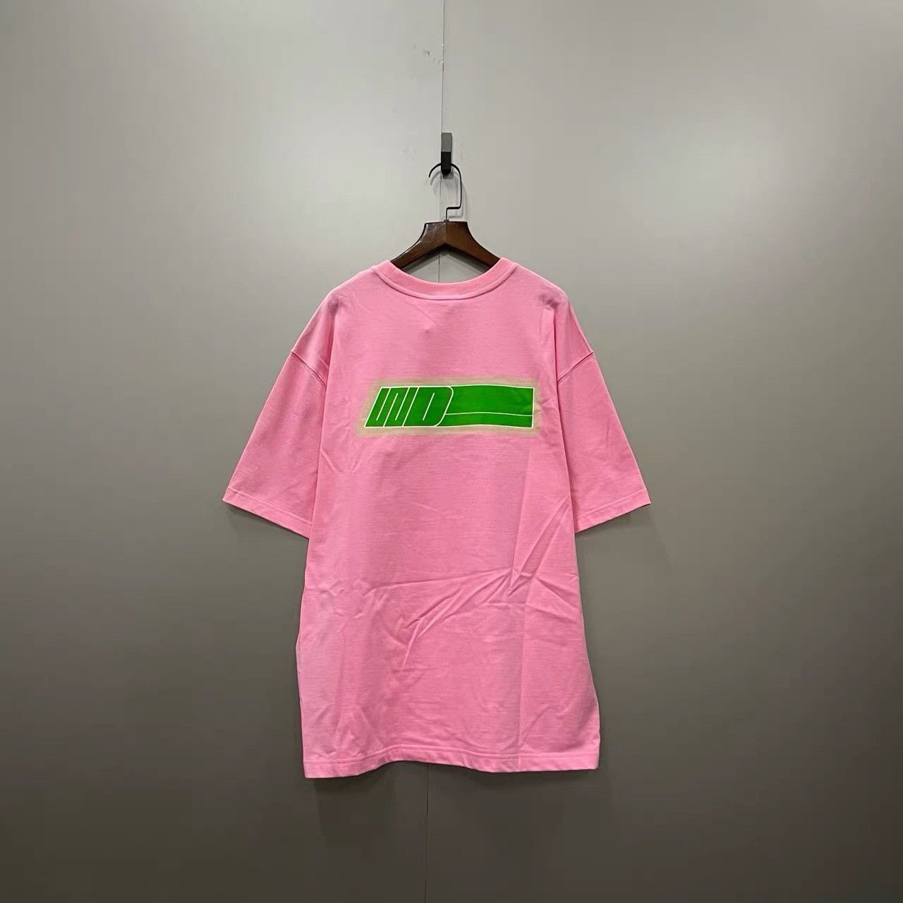 WE11DONE WE11DONE Pink Printed Logo Short Sleeve K28 Size US XS / EU 42 / 0 - 1 Thumbnail