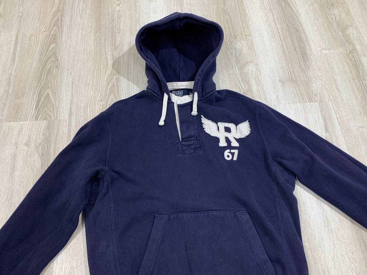 Vintage Mens vintage hoodie Polo Ralph Lauren Size M Size US M / EU 48-50 / 2 - 3 Thumbnail