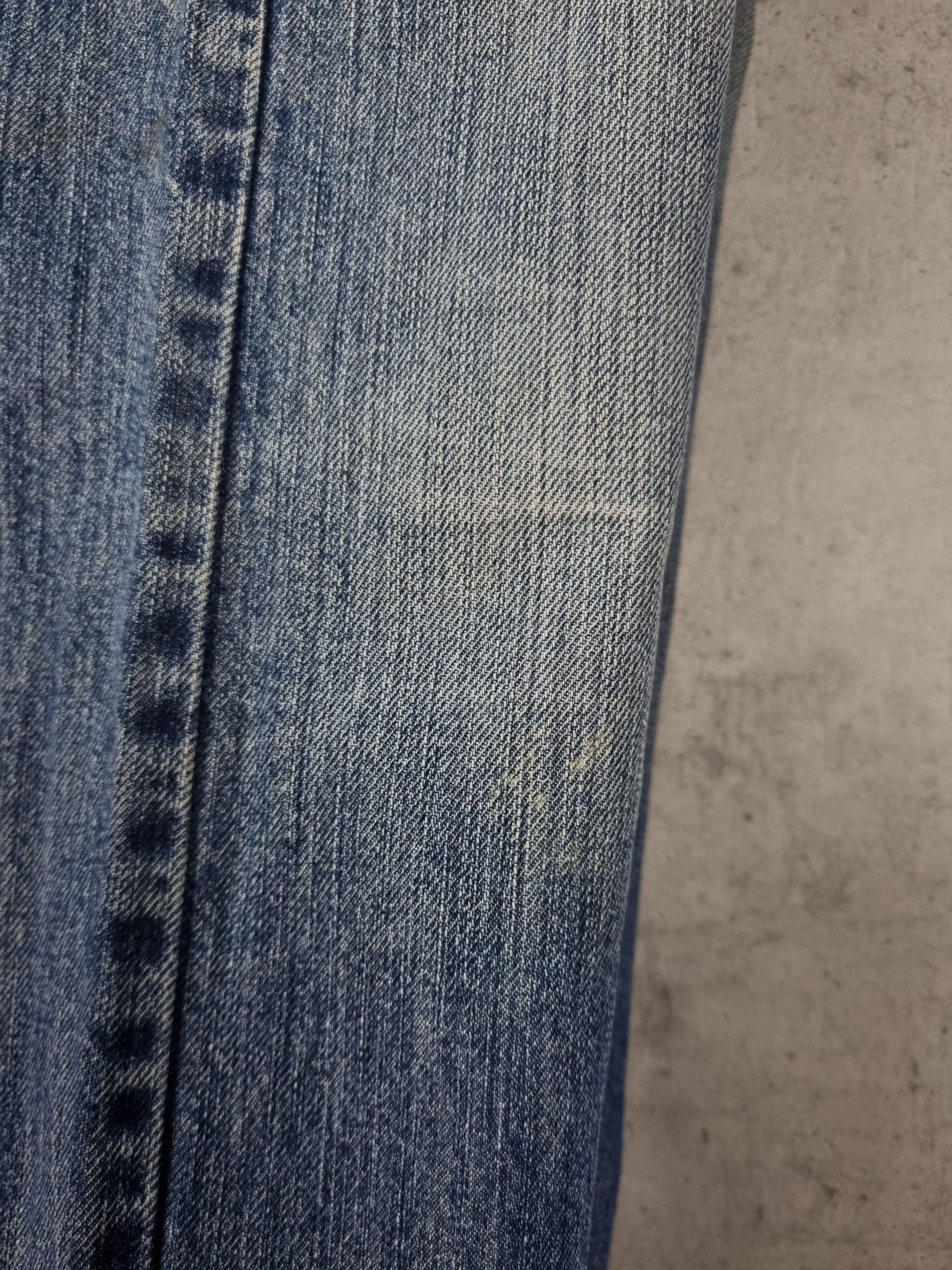 Vintage 90s Dolce & Gabbana Dirty Aesthetic Denim Jeans Size US 32 / EU 48 - 20 Thumbnail