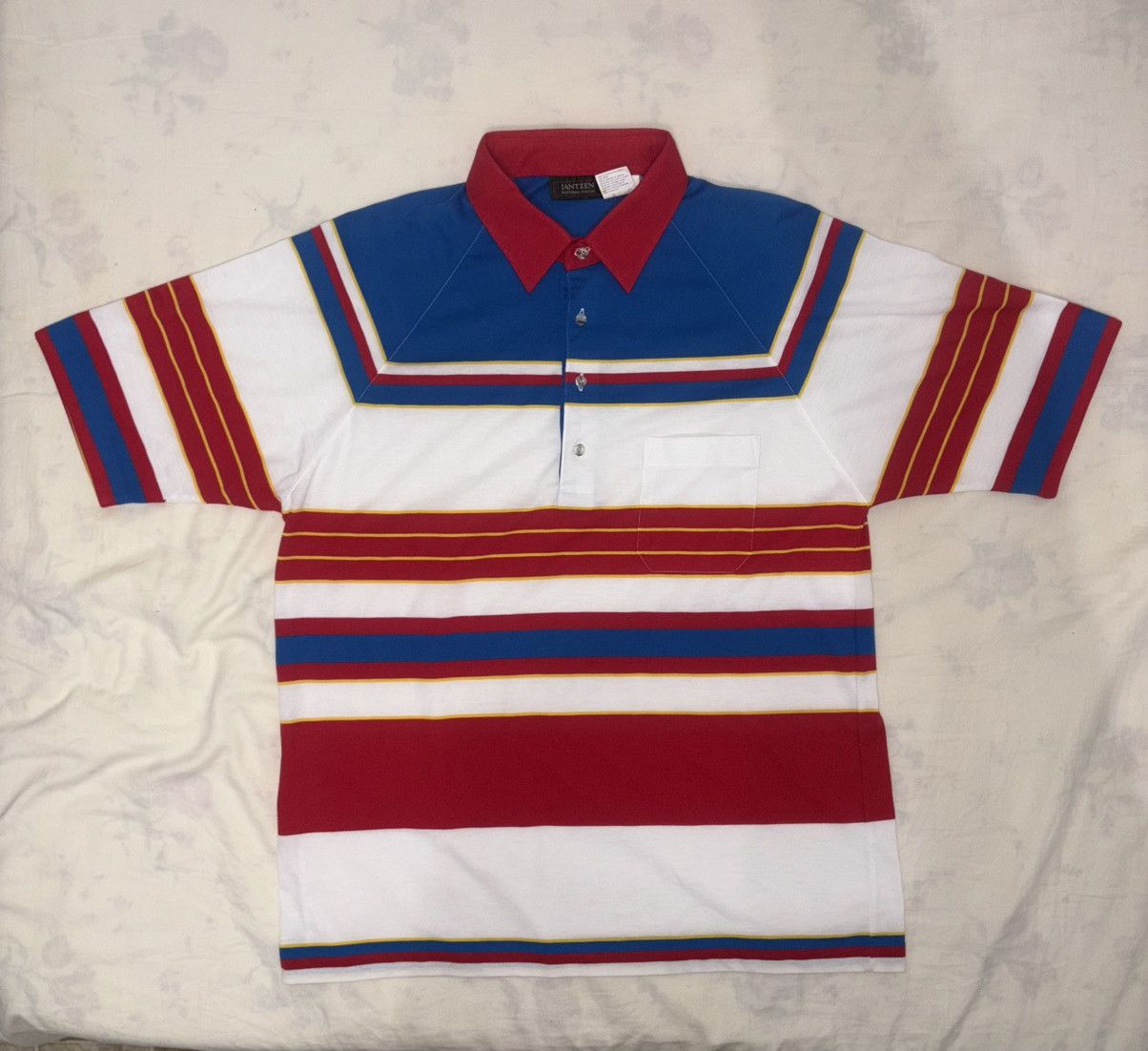 Jantzen Vintage Jantzen Large Polo Shirt Size US L / EU 52-54 / 3 - 1 Thumbnail