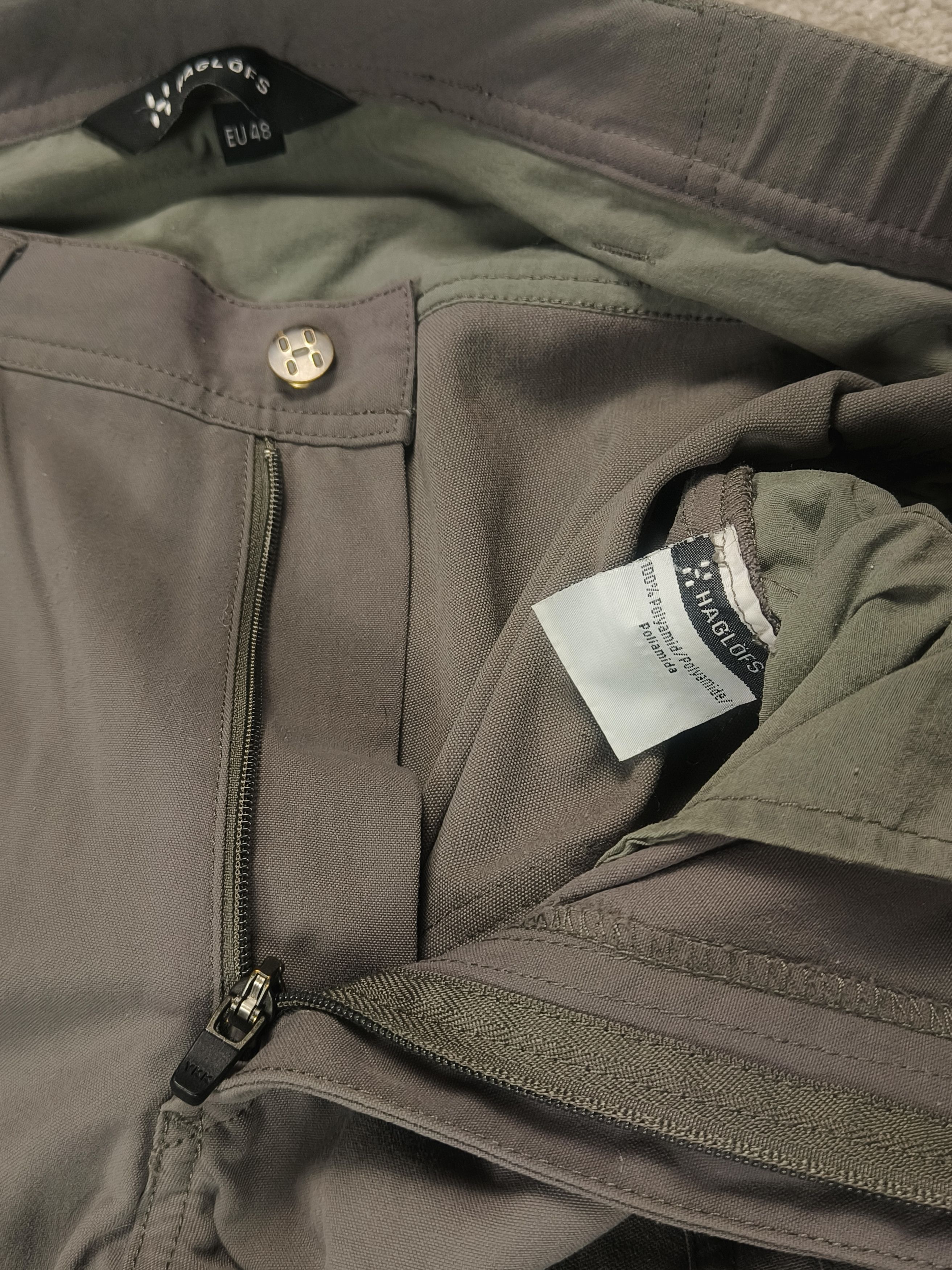 Haglofs Haglöfs Cargo Pants Multi Pocket Outdoor Hiking Trousers Size US 31 - 5 Thumbnail