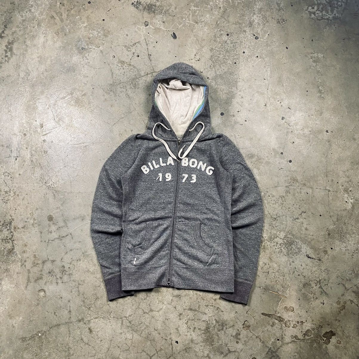 Billabong y2k Billabong Bong Surf Slimfit Zip Up Hoodie Size S / US 4 / IT 40 - 1 Thumbnail