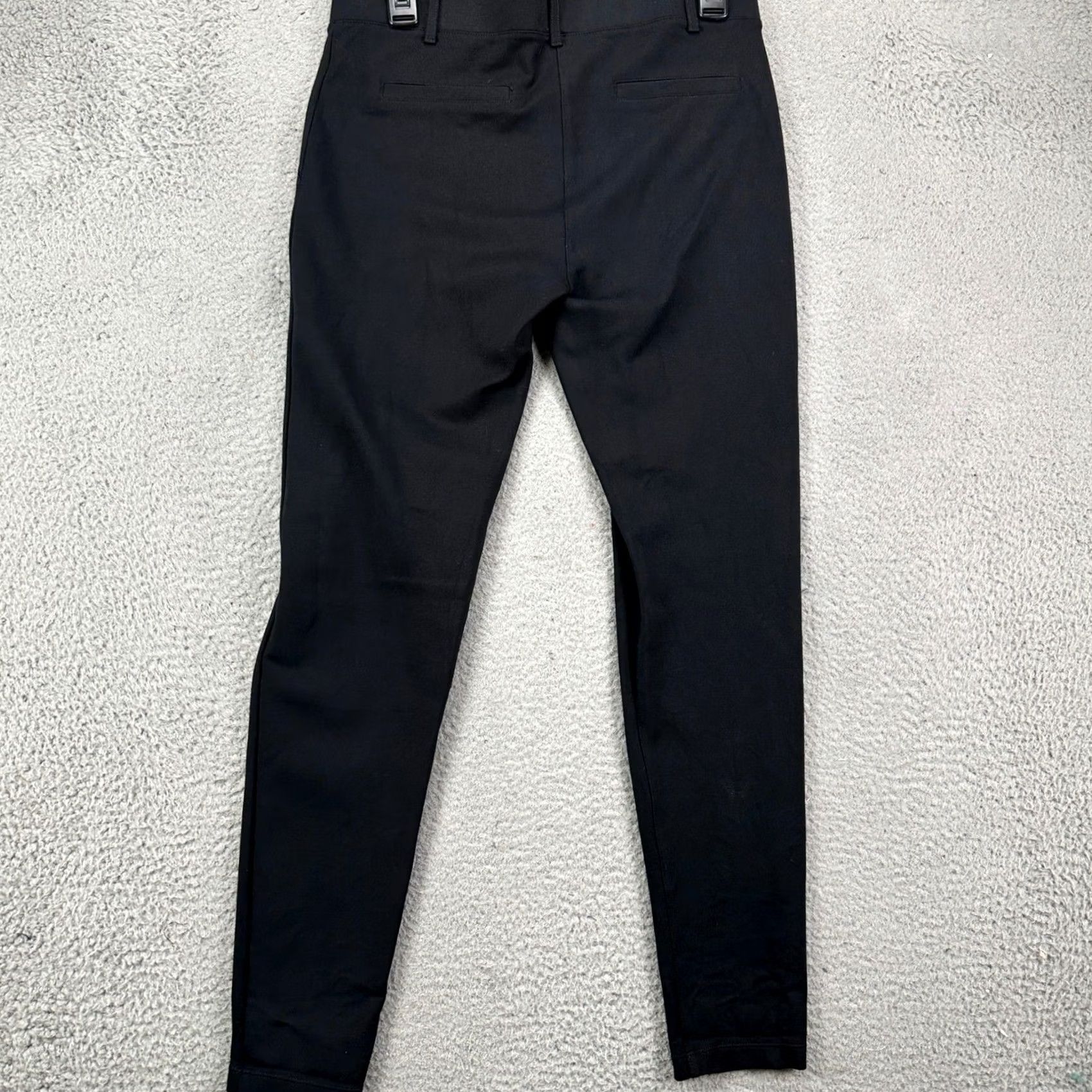 Vintage Betabrand Womens Legging Pants Medium Black Slim Performance Stretch Nylon Blend Pants Size 32" / US 10 / IT 46 - 2 Thumbnail