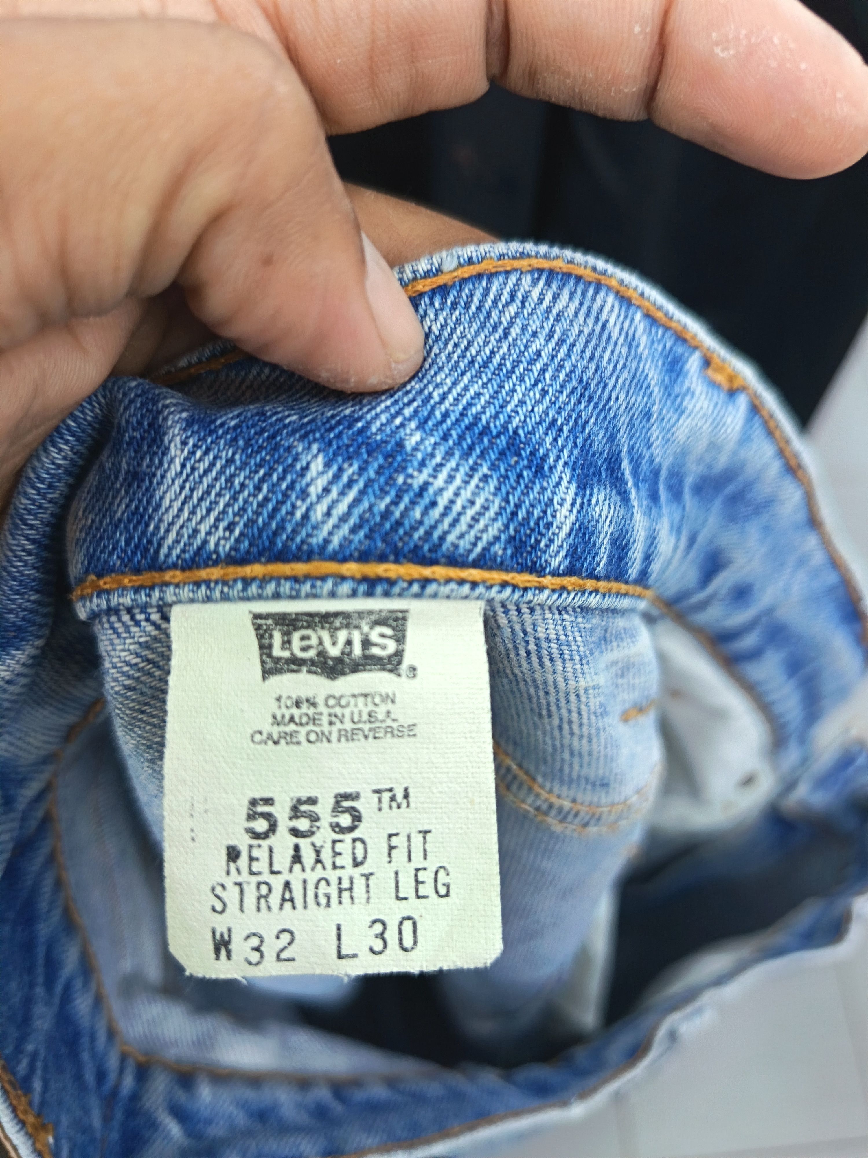 Levi's Vintage Clothing Vintage distressed Levi's 555 oren tab Size US 32 / EU 48 - 5 Thumbnail