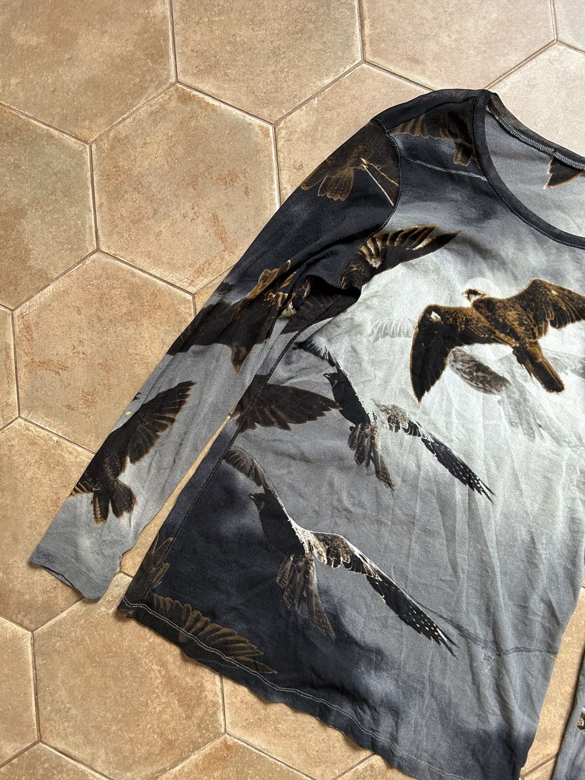 Japanese Brand Eagle shirt mesh long sleeve Size M / US 6-8 / IT 42-44 - 3 Thumbnail