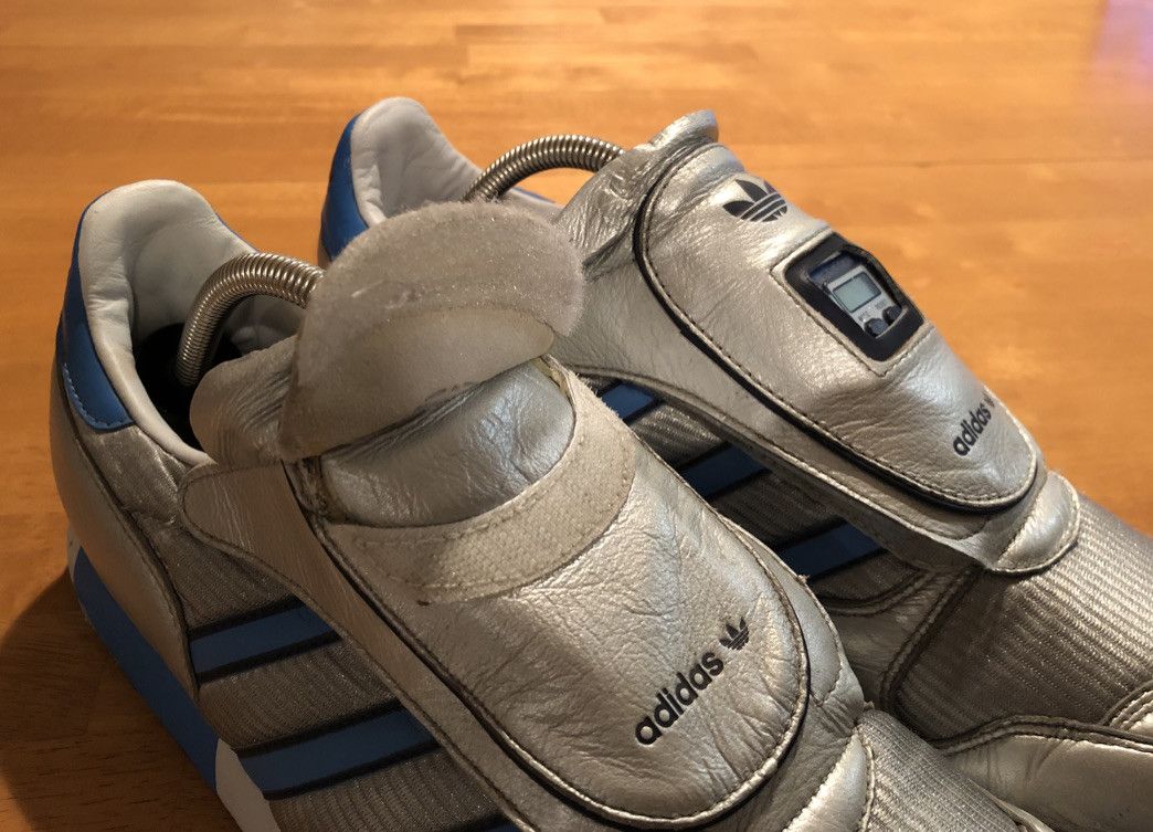 Adidas 2005 Metallic Silver Micropacer Sneakers Size US 11.5 / EU 44-45 - 10 Thumbnail