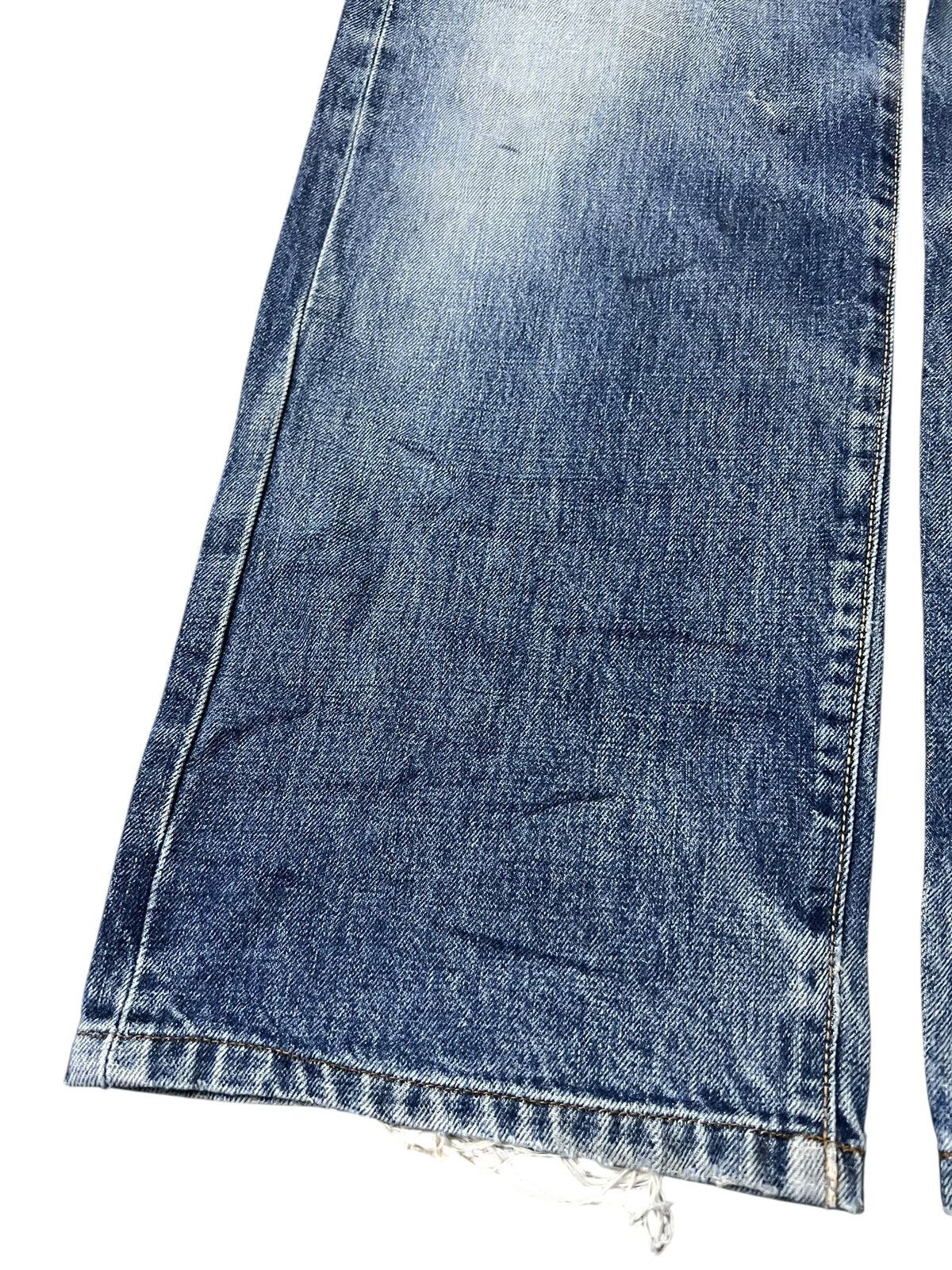 Edwin Vintage Baggy Edwin 505x Distressed Selvedge Denim Jean Size US 31 - 6 Thumbnail
