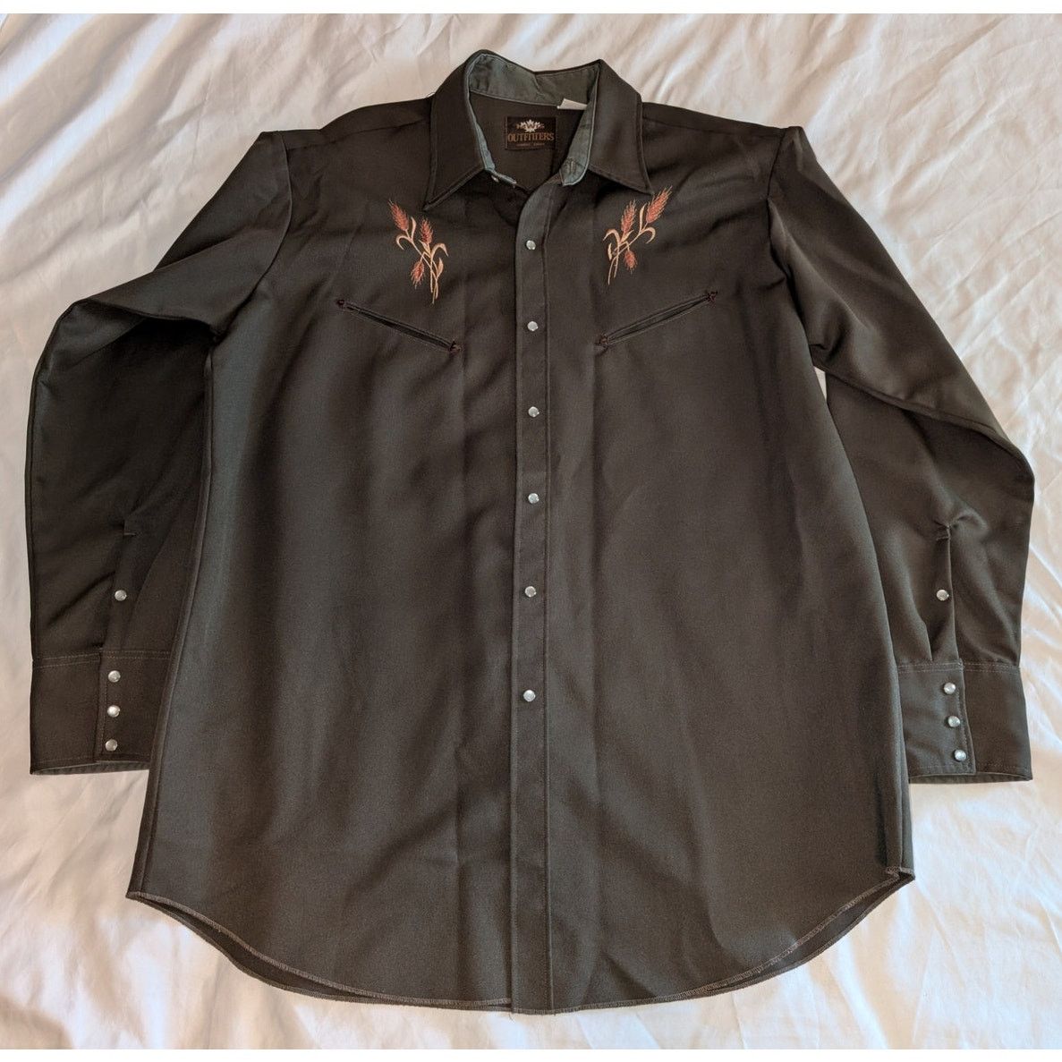 Wrangler Vintage MWG Outfitters Canada Western Pearl Snap Shirt XL Size US XL / EU 56 / 4 - 1 Thumbnail