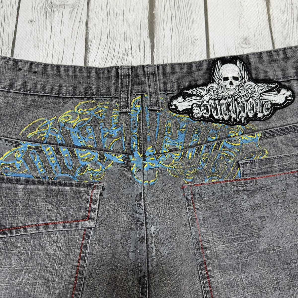 Southpole × Vintage Vintage Southpole jean shorts Size US 36 / EU 52 - 5 Thumbnail