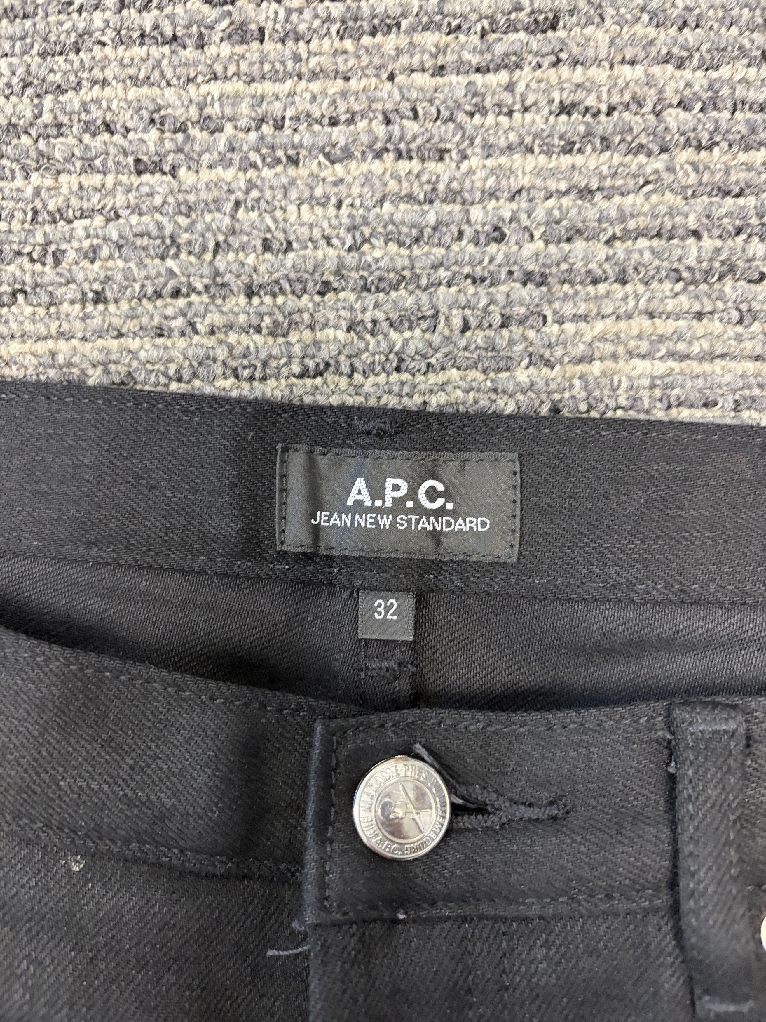 A.P.C. A.P.C. New Standard Jean Jet black sz32 Size US 32 / EU 48 - 2 Thumbnail