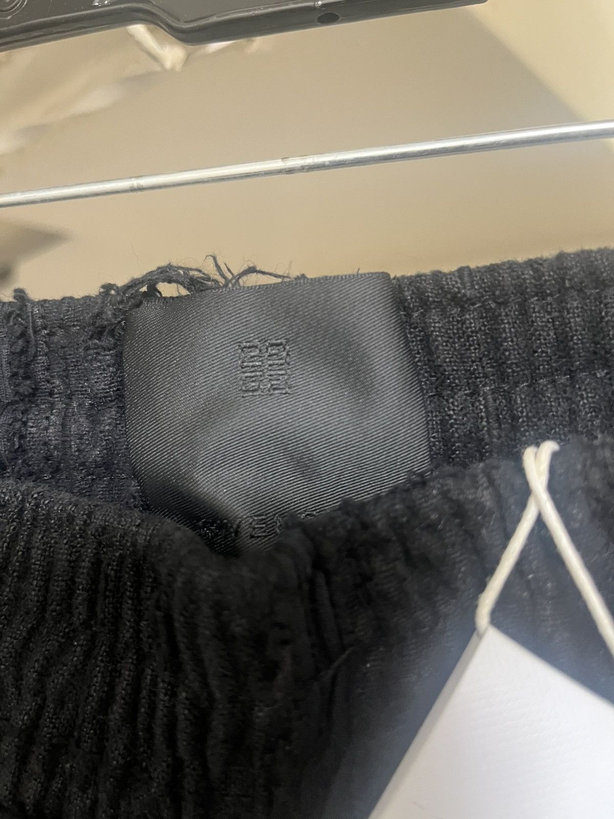 Givenchy Givenchy Faded Black Cotton Distressed Trousers Sz L Size US 34 / EU 50 - 2 Thumbnail