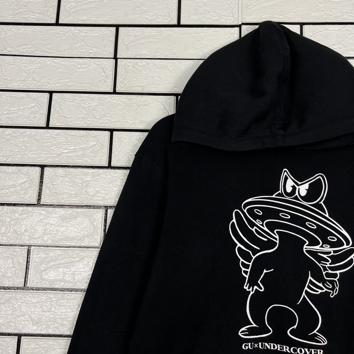 GU × Undercover GU x UNDERCOVER Big Logo Kids Pullover Hoodies #4311-C195 Size US XXS / EU 40 - 4 Thumbnail