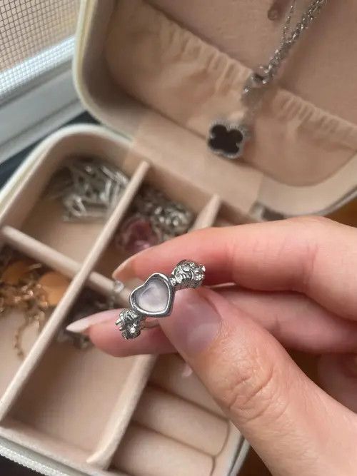 Jewelry Hirohata x Chika Love Heart Adjustable Ring Size ONE SIZE - 5 Thumbnail