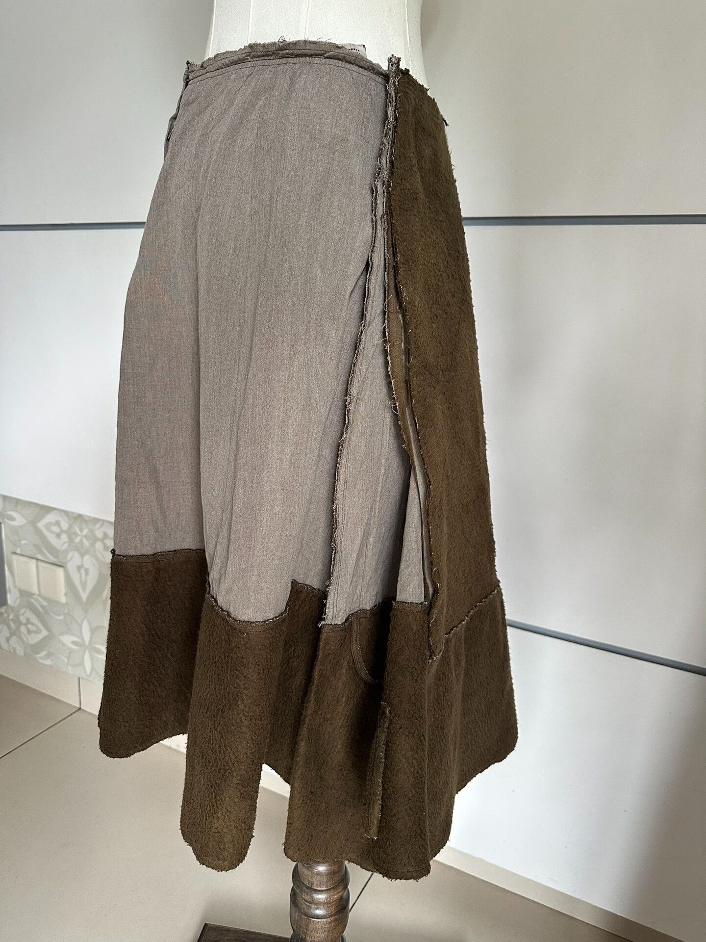 Other Comme des Garcons SIZES 02AW Spliced Skirt| Size 26" / US 2 / IT 38 - 1 Thumbnail