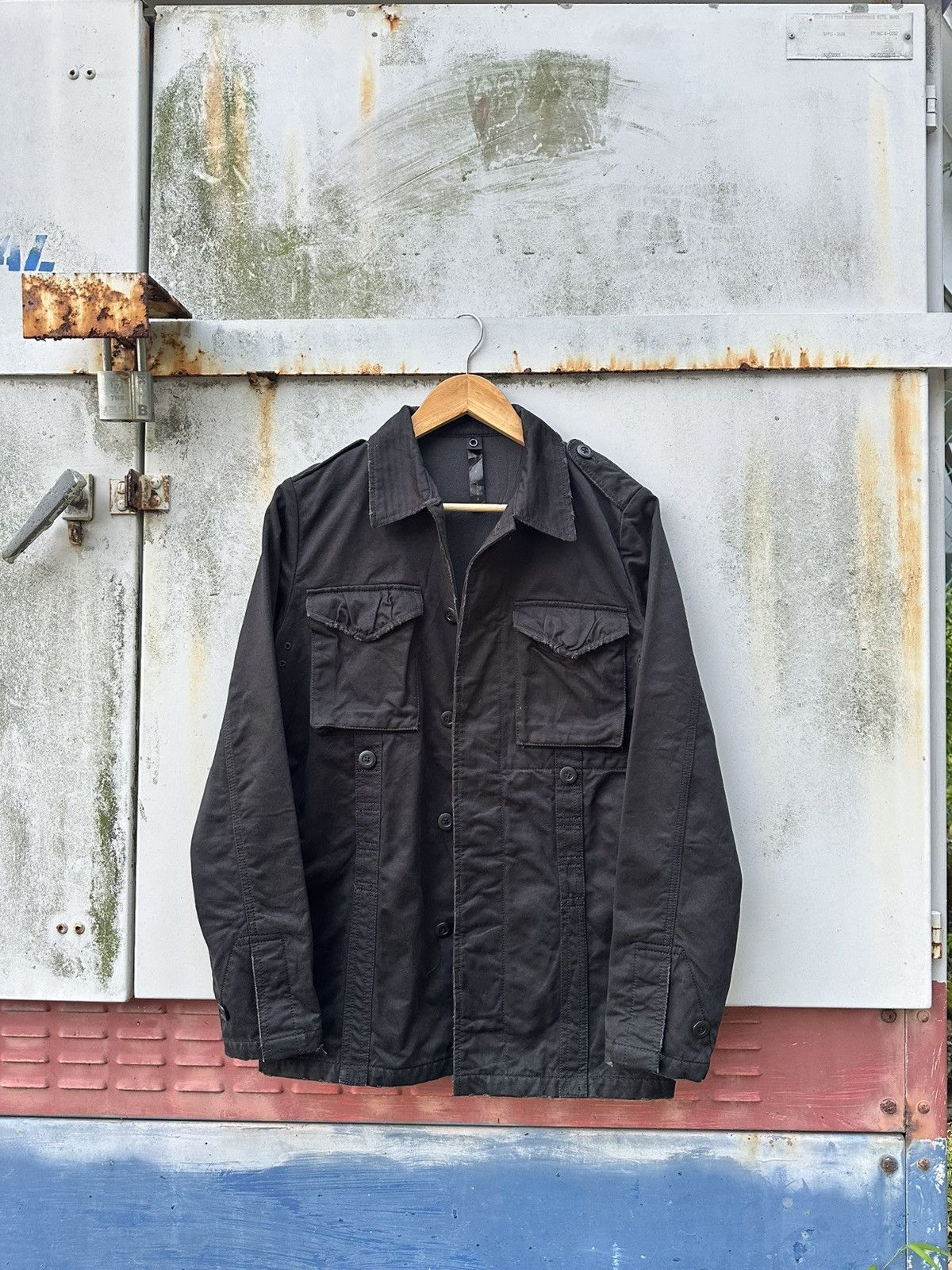 wjk 👹WJK Japan Distressed Utility Jacket Size US S / EU 44-46 / 1 - 1 Thumbnail
