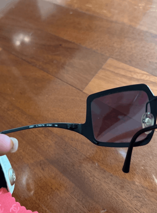 Chanel × Vintage CHANEL SUNGLASSES 4021 LOGO ICONIC 4017 Mask RI902 Size ONE SIZE - 5 Thumbnail