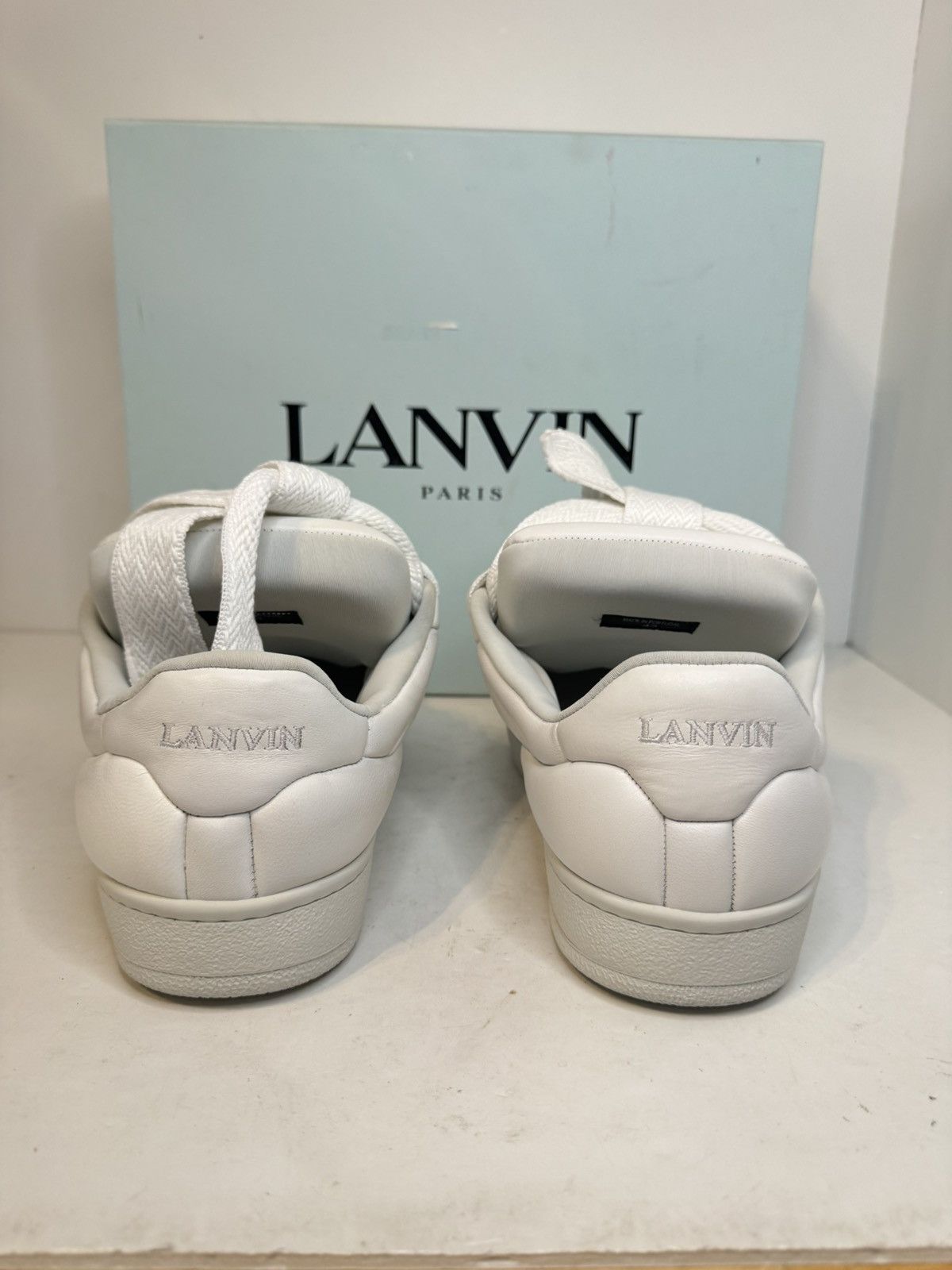 Lanvin Authentic Lanvin Curb XL Sneakers “White” Puff Sz 42/9 Size US 9 / EU 42 - 4 Thumbnail