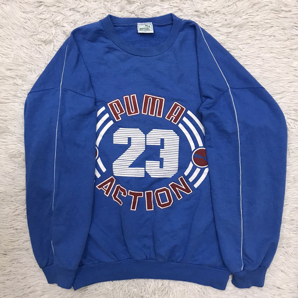 Puma Vintage Puma Made in greece biglogo sweatshirt Size US L / EU 52-54 / 3 - 12 Thumbnail