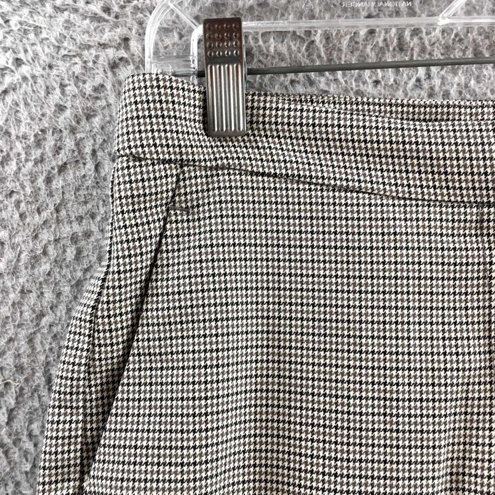 H&M H&M Trouser Slacks Skinny Pants Womens 6 Multicolor Houndstooth Mid Rise Zip NEW Pants Women Slim Streetwear Classic Womens Size 28" / US 6 / IT 42 - 3 Thumbnail