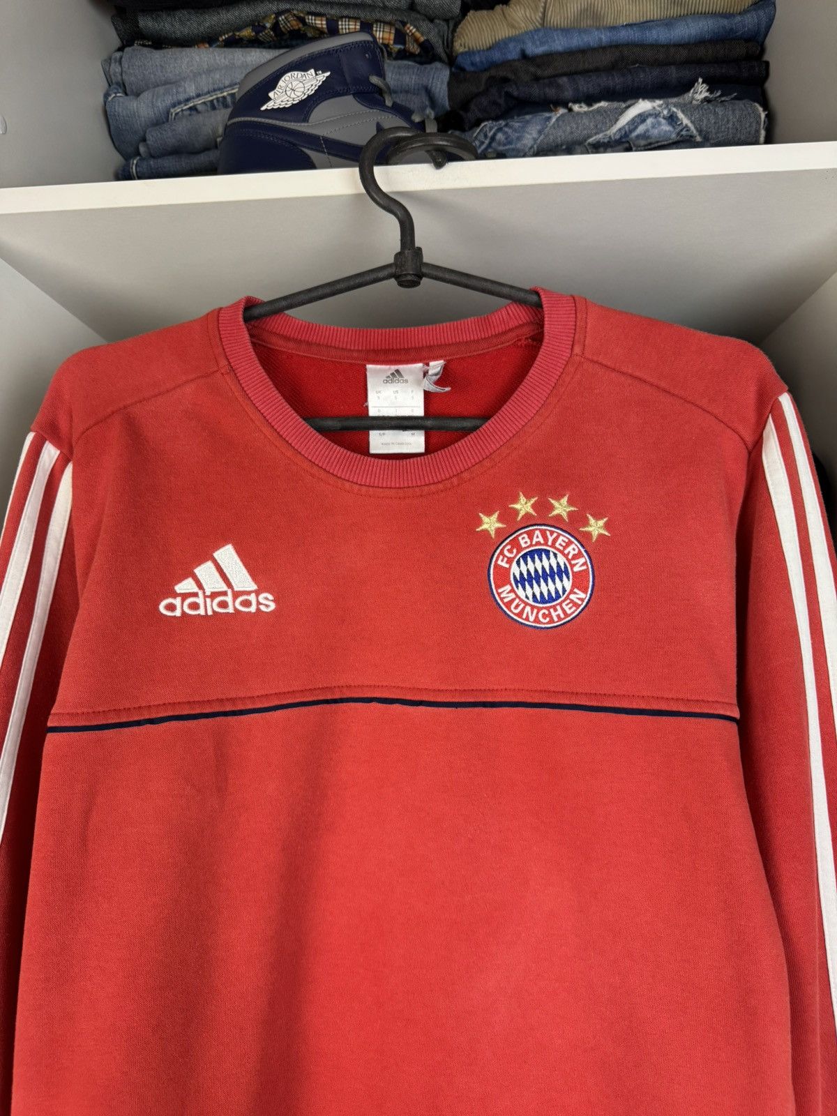 Adidas Adidas Bayern Munchen 2017 Sweatshirt Size US S / EU 44-46 / 1 - 2 Thumbnail