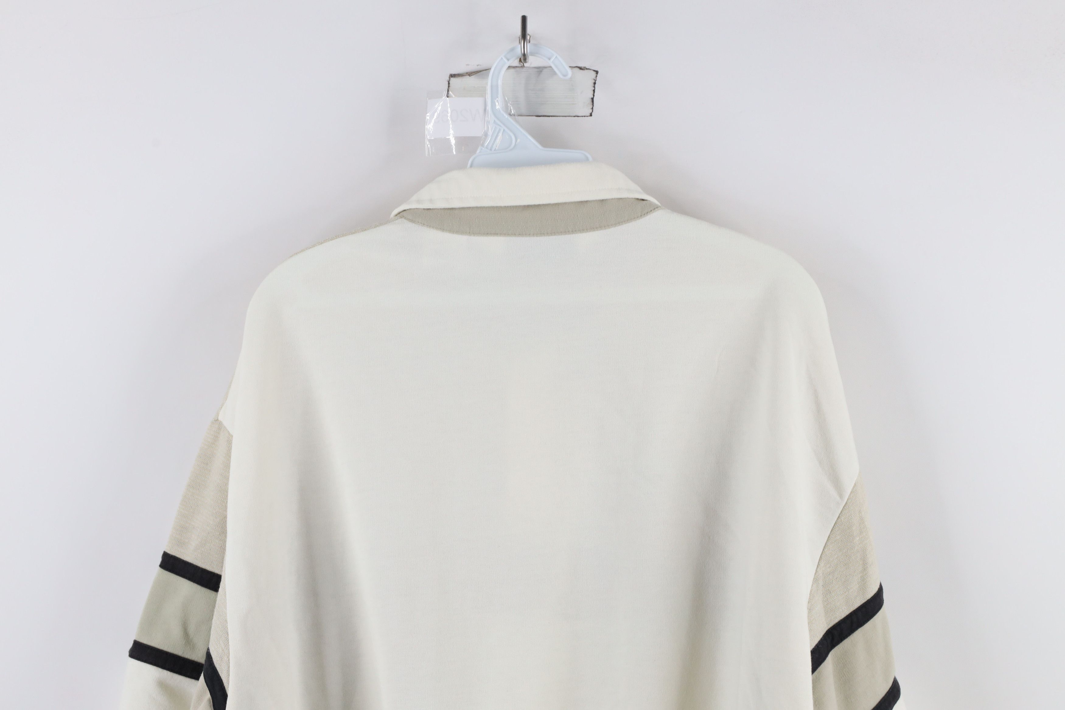 Vintage Vintage 90s Streetwear Block Collared Pullover Polo Shirt Size US L / EU 52-54 / 3 - 11 Thumbnail