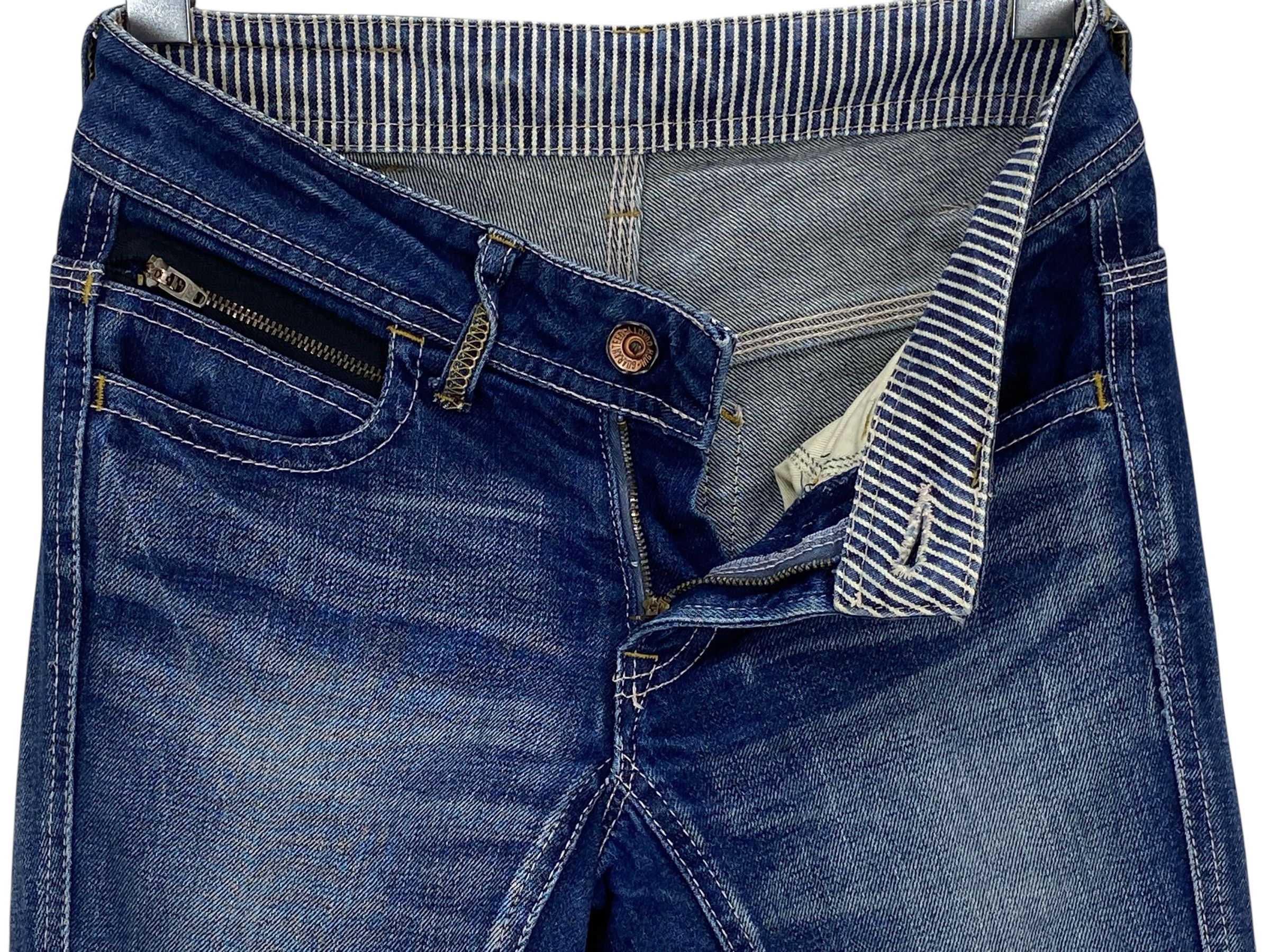 Japanese Brand Betty Smith Carpenter Pants Buckle Back Denim –Made in Japan Size 24" / US 00 / IT 34 - 4 Thumbnail