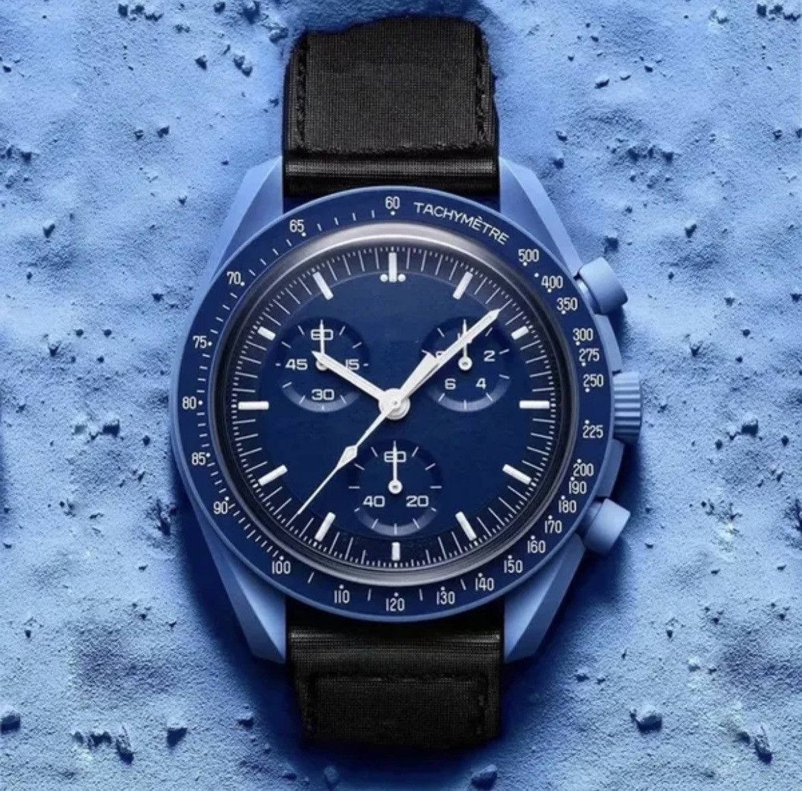 Other Men Bioceramic Planet Moon Chronograph Quartz Watch Nylon Size ONE SIZE - 4 Thumbnail