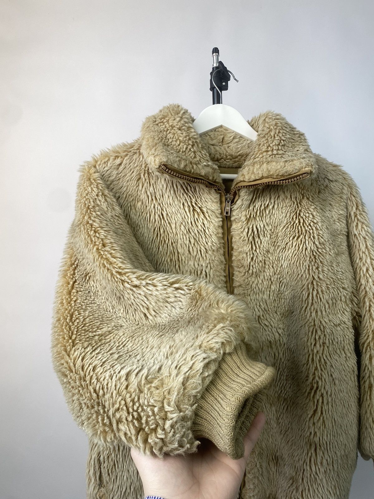Designer × Hysteric Glamour × Japanese Brand Vintage 90 Japanese Brand Mohair Fur Jacket RIRI Y2K Opium Size US S / EU 44-46 / 1 - 6 Thumbnail