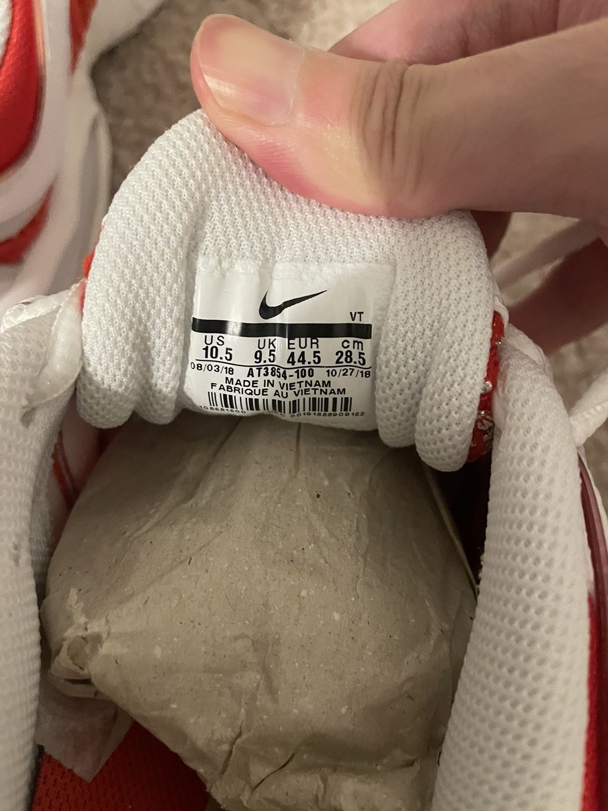 Nike × Supreme Nike x Supreme Air Max Tailwind IV Size US 10.5 / EU 43-44 - 6 Thumbnail
