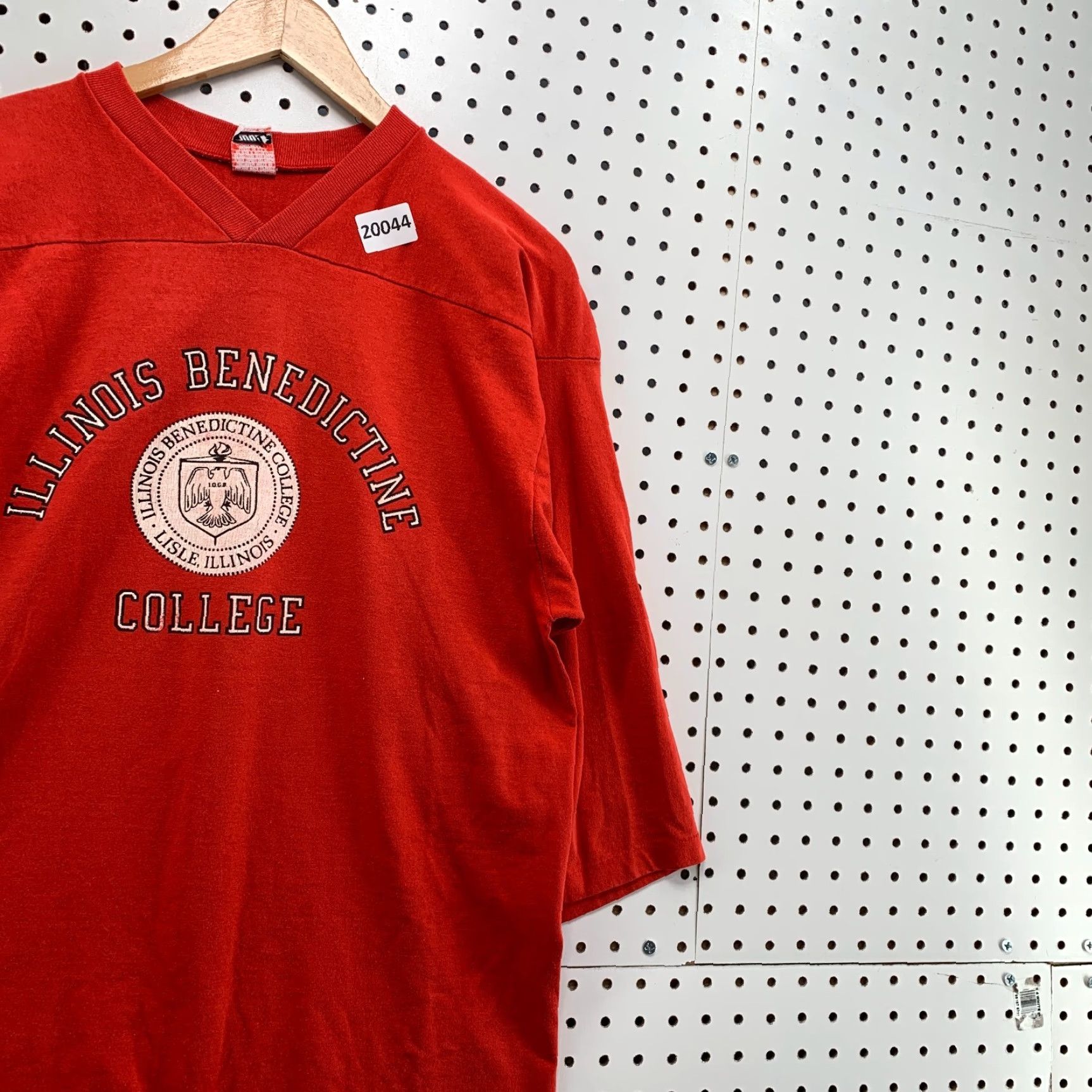 Vintage VINTAGE Illinois Benedictine College Shirt Long Sleeve Wolf & Son LISA XL Red 60s 70s 80s College University Womens XL Shirt Size XL / US 12-14 / IT 48-50 - 6 Thumbnail