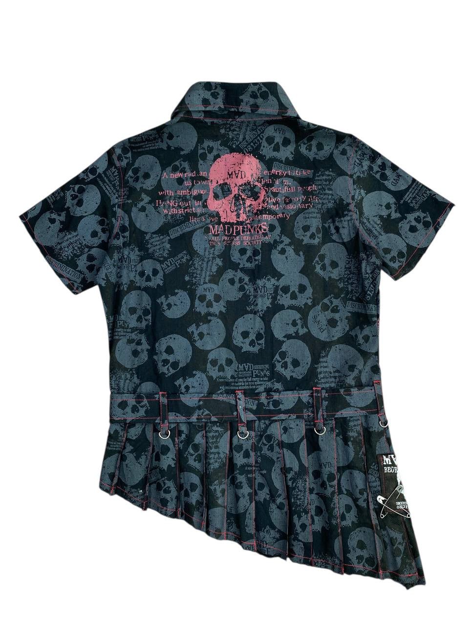 Seditionaries 2000's Mad Punk Asymmetrical Blouse Size M / US 6-8 / IT 42-44 - 2 Thumbnail