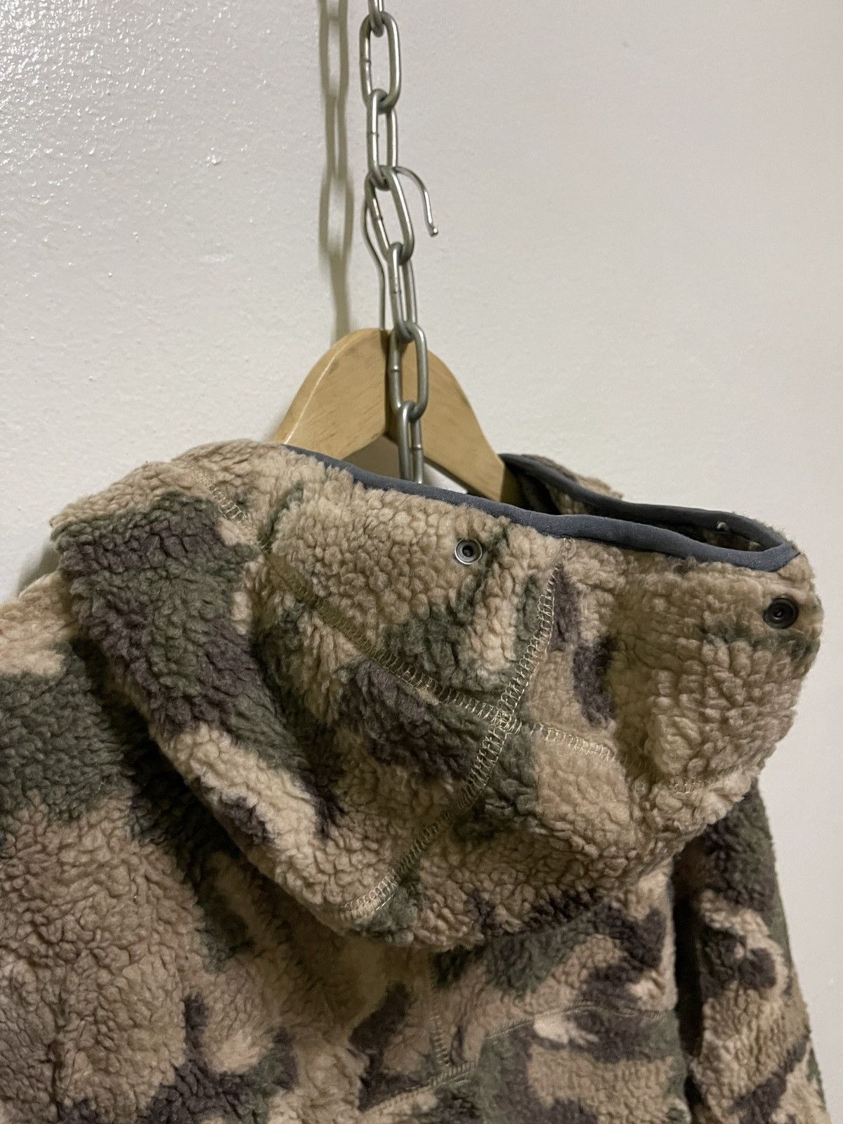 Japanese Brand × go slow caravan Go Slow Caravan Fleece Camouflage Hoodie Zipper Jacket Size US M / EU 48-50 / 2 - 14 Thumbnail
