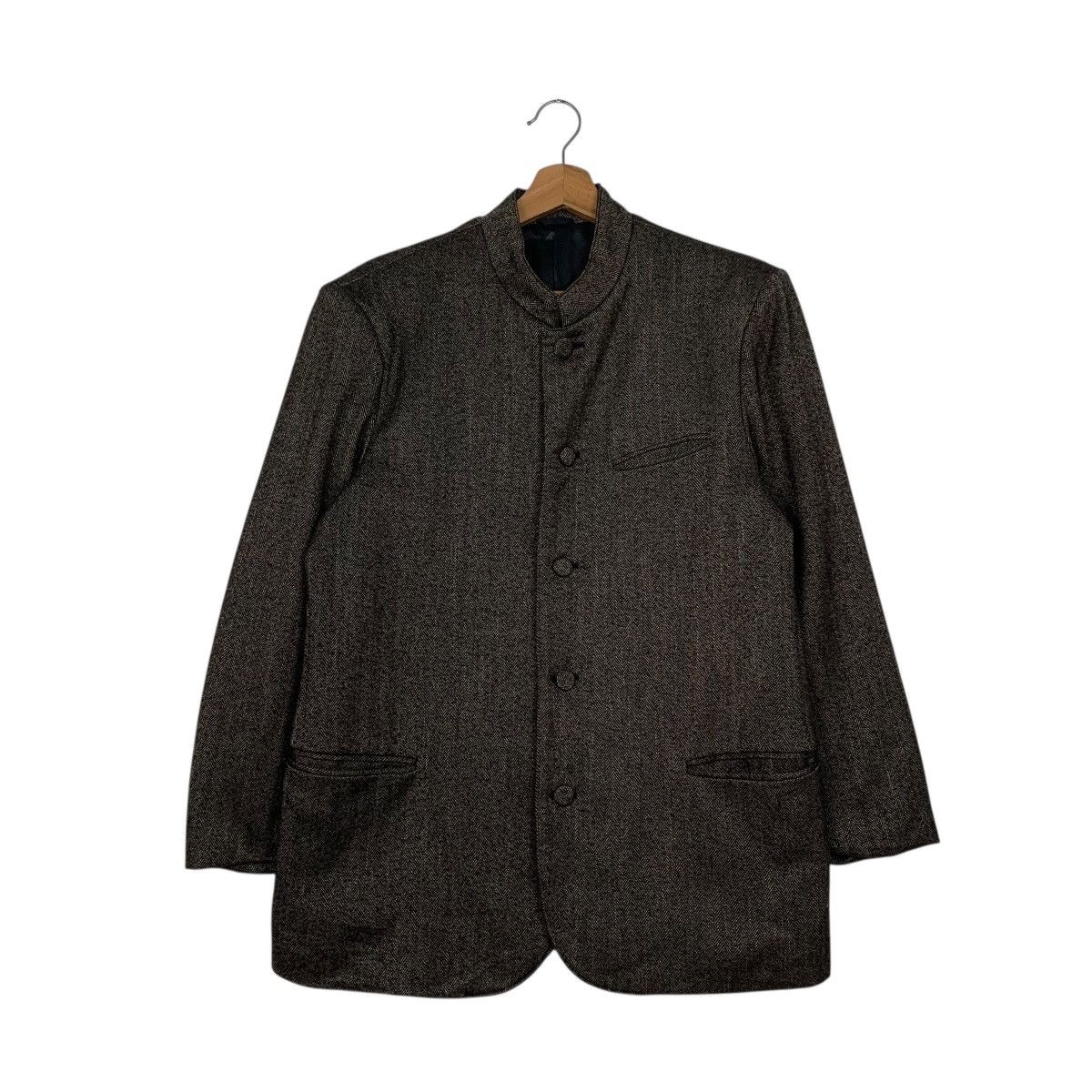 Japanese Brand Sephia Screen Herringbone Jacket Size US M / EU 48-50 / 2 - 1 Thumbnail