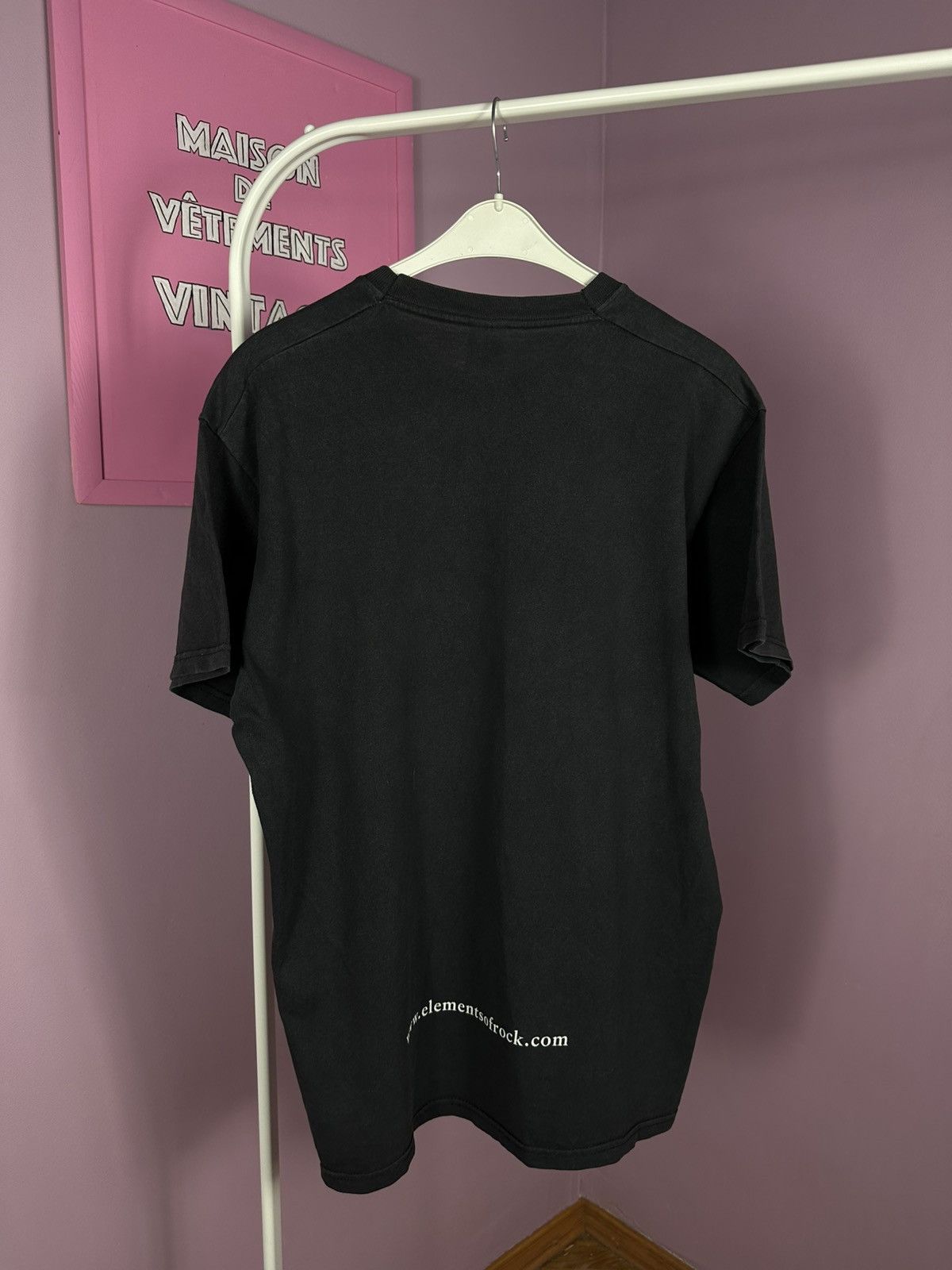 Fruit Of The Loom Elements Of Rock Vintage T Shirt Heavy Metal Festival Size US L / EU 52-54 / 3 - 14 Thumbnail