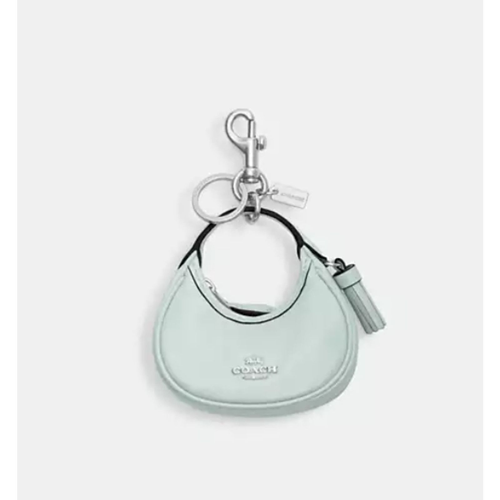Coach Coach Mini Carmen Bag Charm Pearlized leather/Silver/Green Size ONE SIZE - 1 Thumbnail
