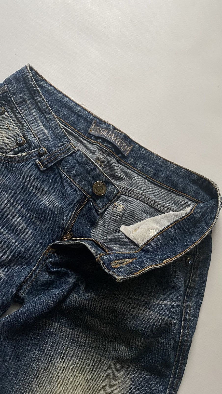 Dsquared2 Vintage Dsquared2 Y2k Flared bootcut Denim Jeans Embroidery Size 29" - 6 Thumbnail