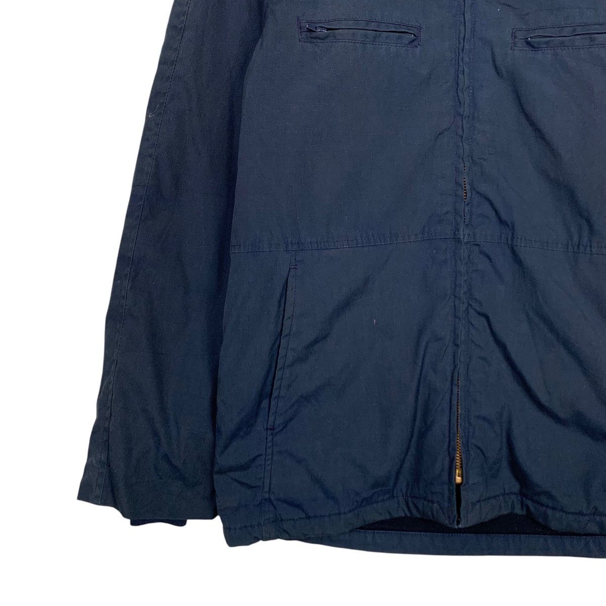 Vintage ☀️Vintage Military by Vanderbilt shirt navy zipper jacket Size US S / EU 44-46 / 1 - 10 Thumbnail