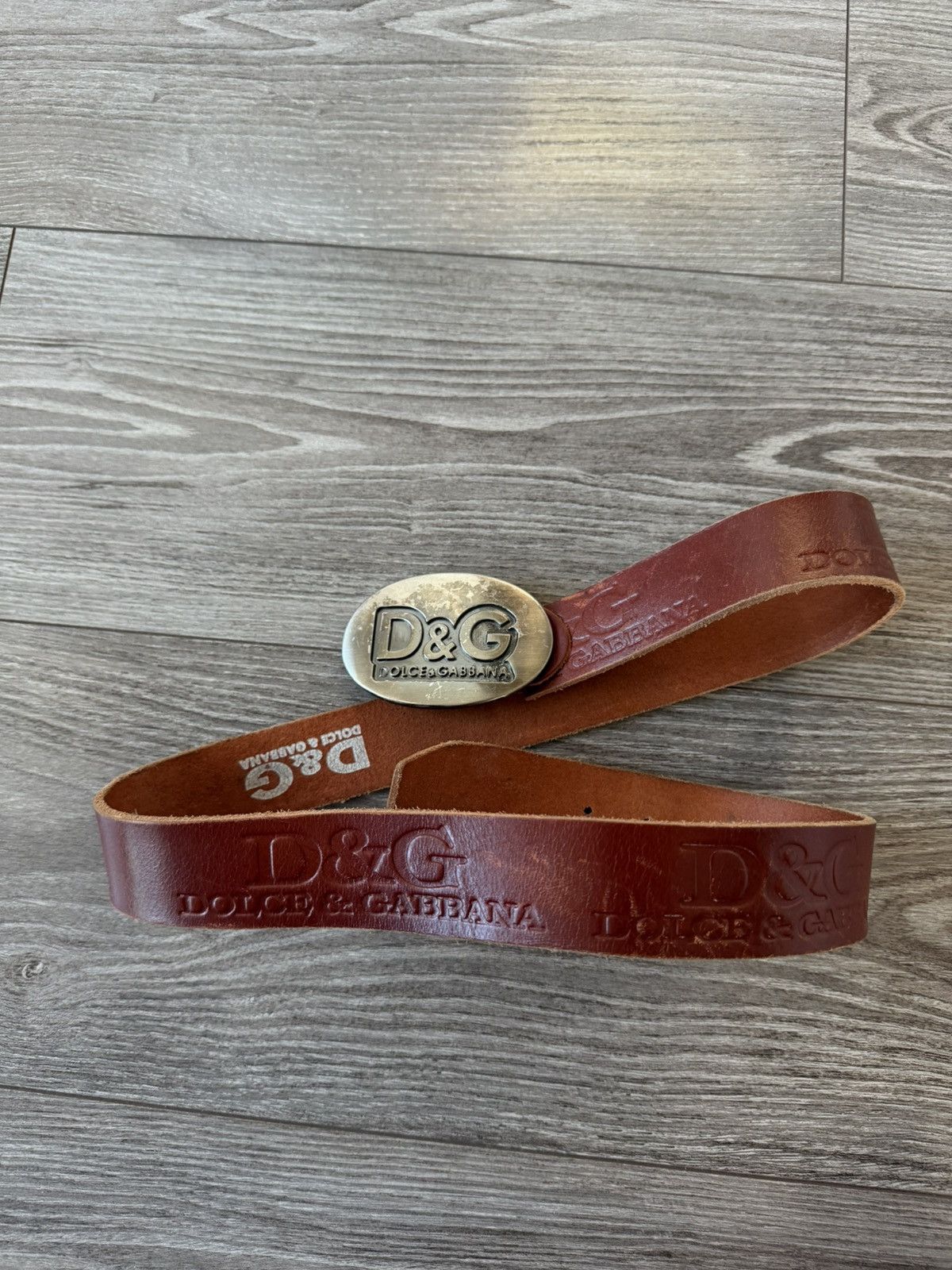 Dolce & Gabbana Rare Vintage D&G Dolce&Gabbana 115 Leather Belt Size ONE SIZE - 21 Thumbnail