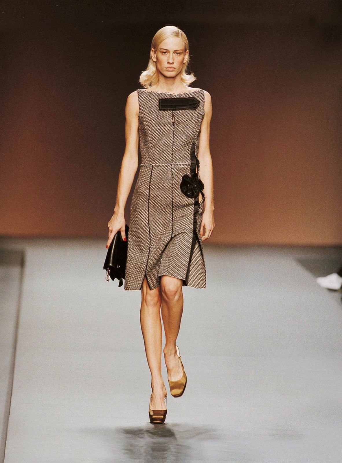 Prada Prada F/W2003 Wool Dress Size M / US 6-8 / IT 42-44 - 2 Thumbnail
