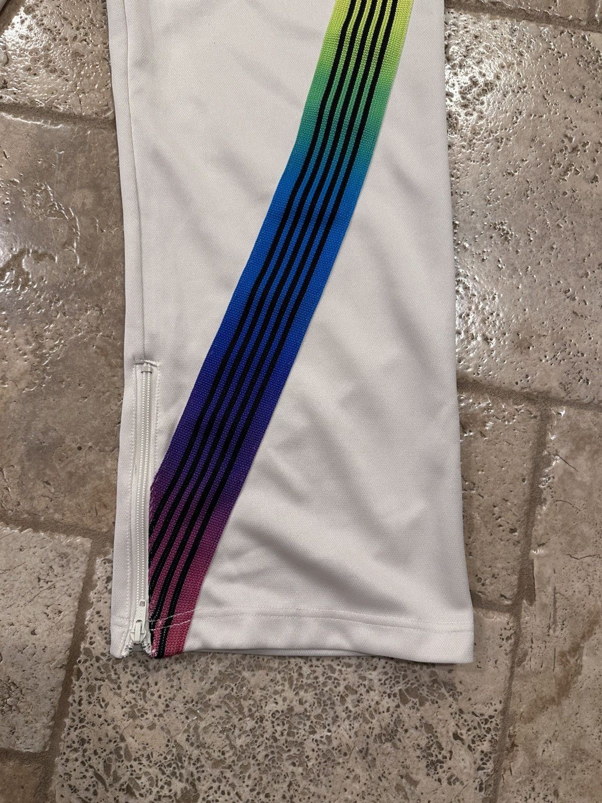 Needles Needles x AWGE A$AP Rocky Rainbow / Light Grey Track Pants Size US 32 / EU 48 - 3 Thumbnail